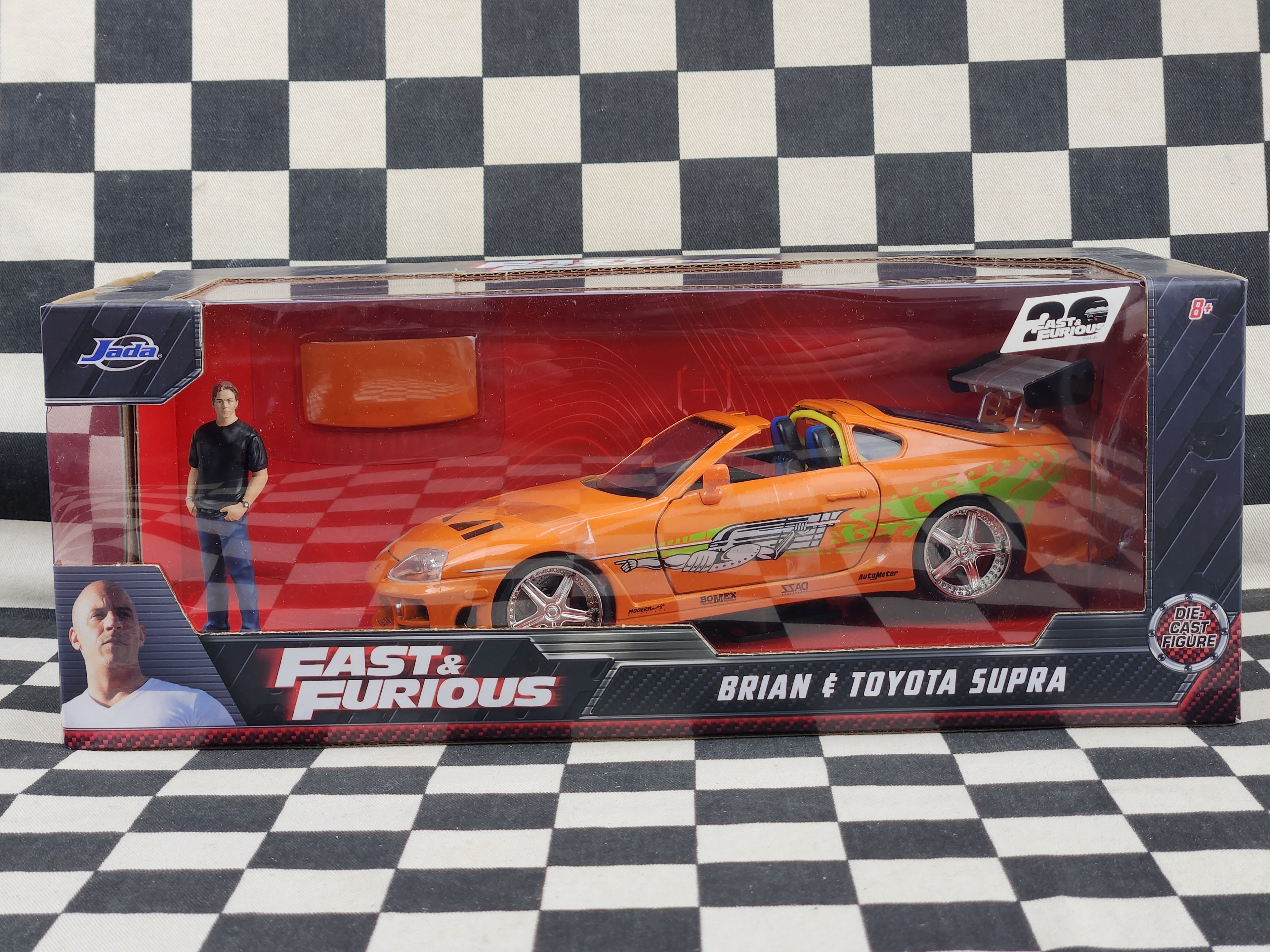 Jada 1/24 Fast & Furious Brian & Toyota Supra