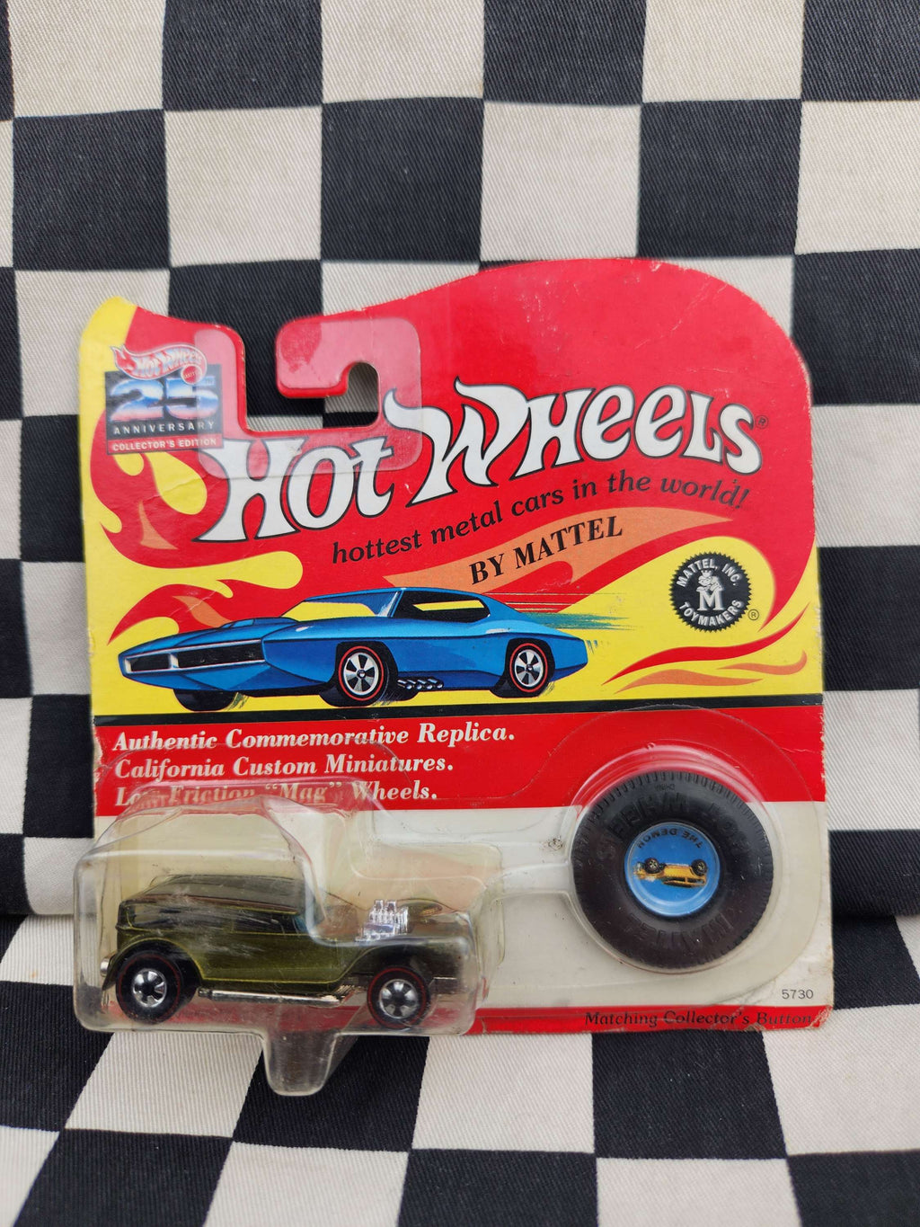 Hot Wheels 25th Anniversary REDLINE The Demon Olive Green