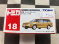 Tomica Boxed #18 Nissan Wingroad Wagon Gold