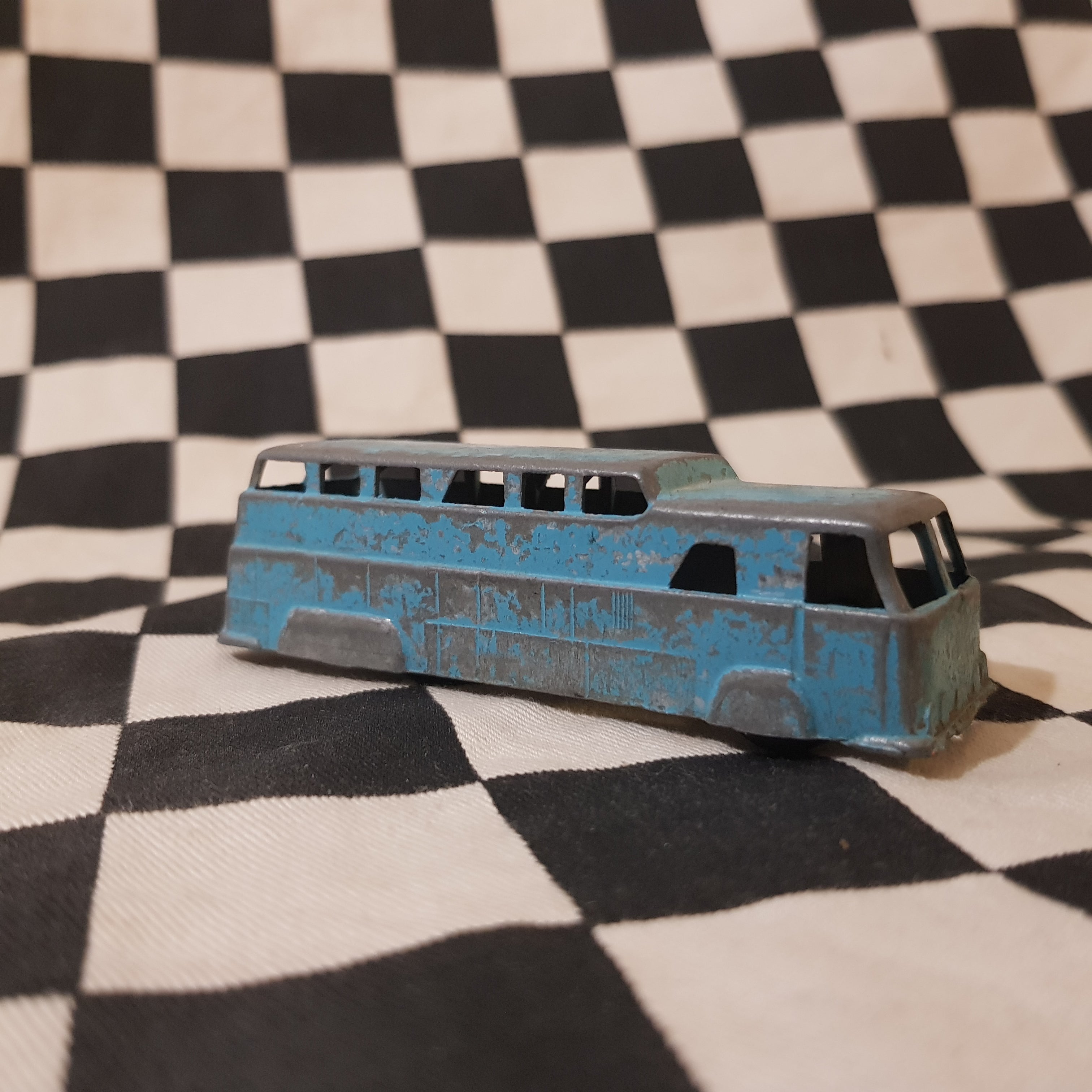 Midgetoy USA Diecast Coach Bus Blue