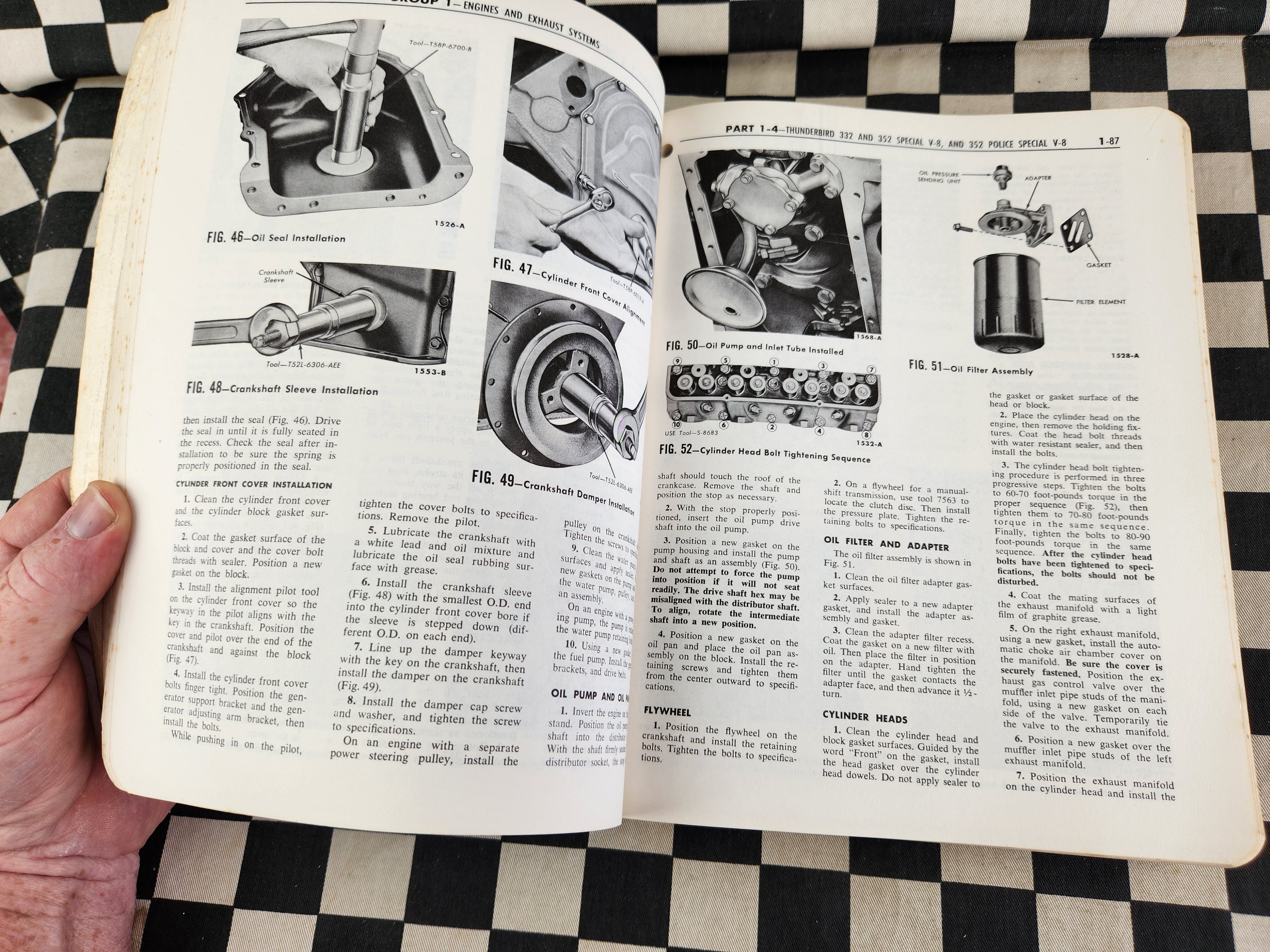 Genuine 1959 Ford Workshop Manual Passenger Car Tank Fairlane Ranchwagon