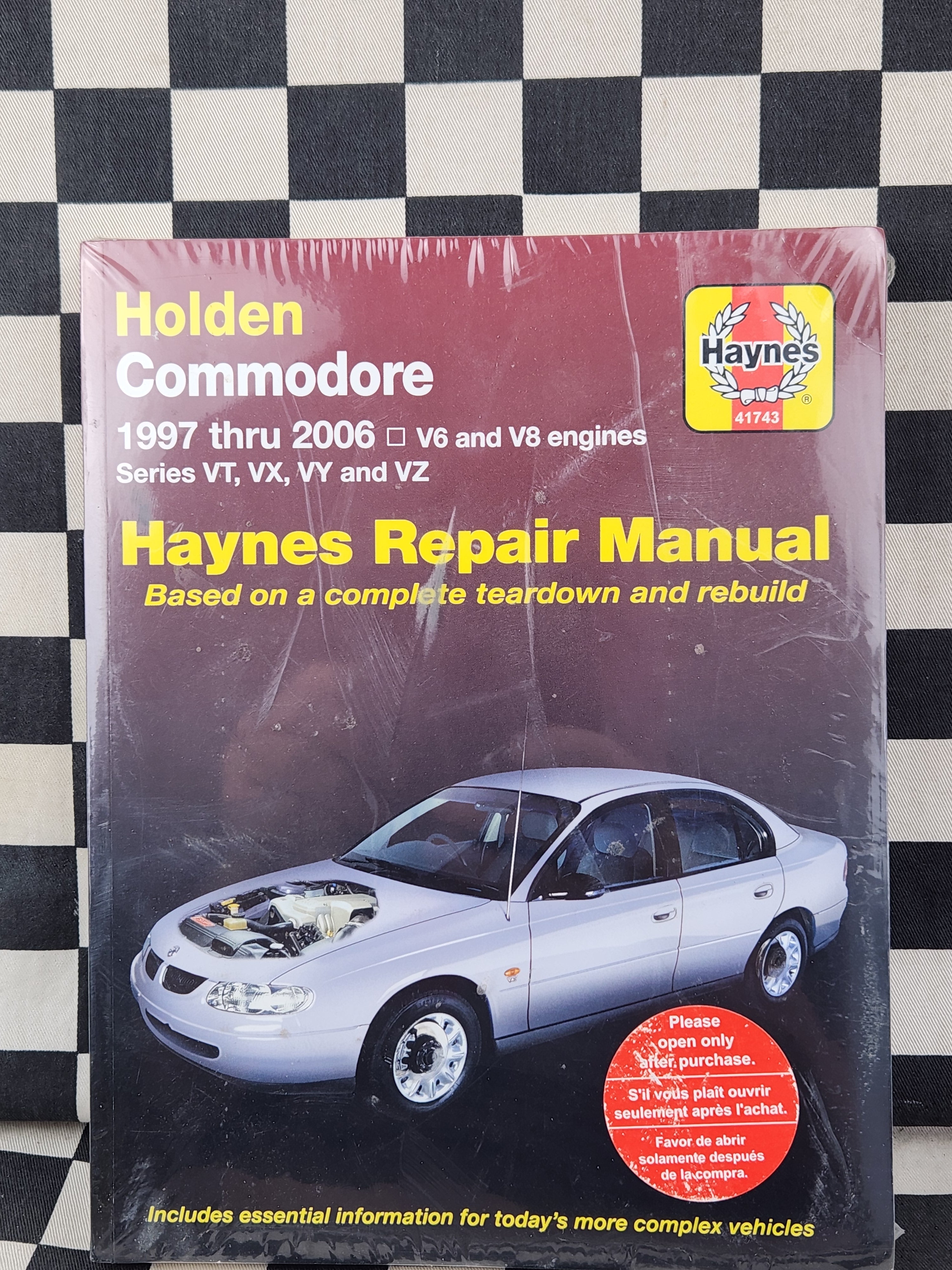 Holden Commodore NEW! VT VX VY VZ V6 & V8 LS Workshop Manual
