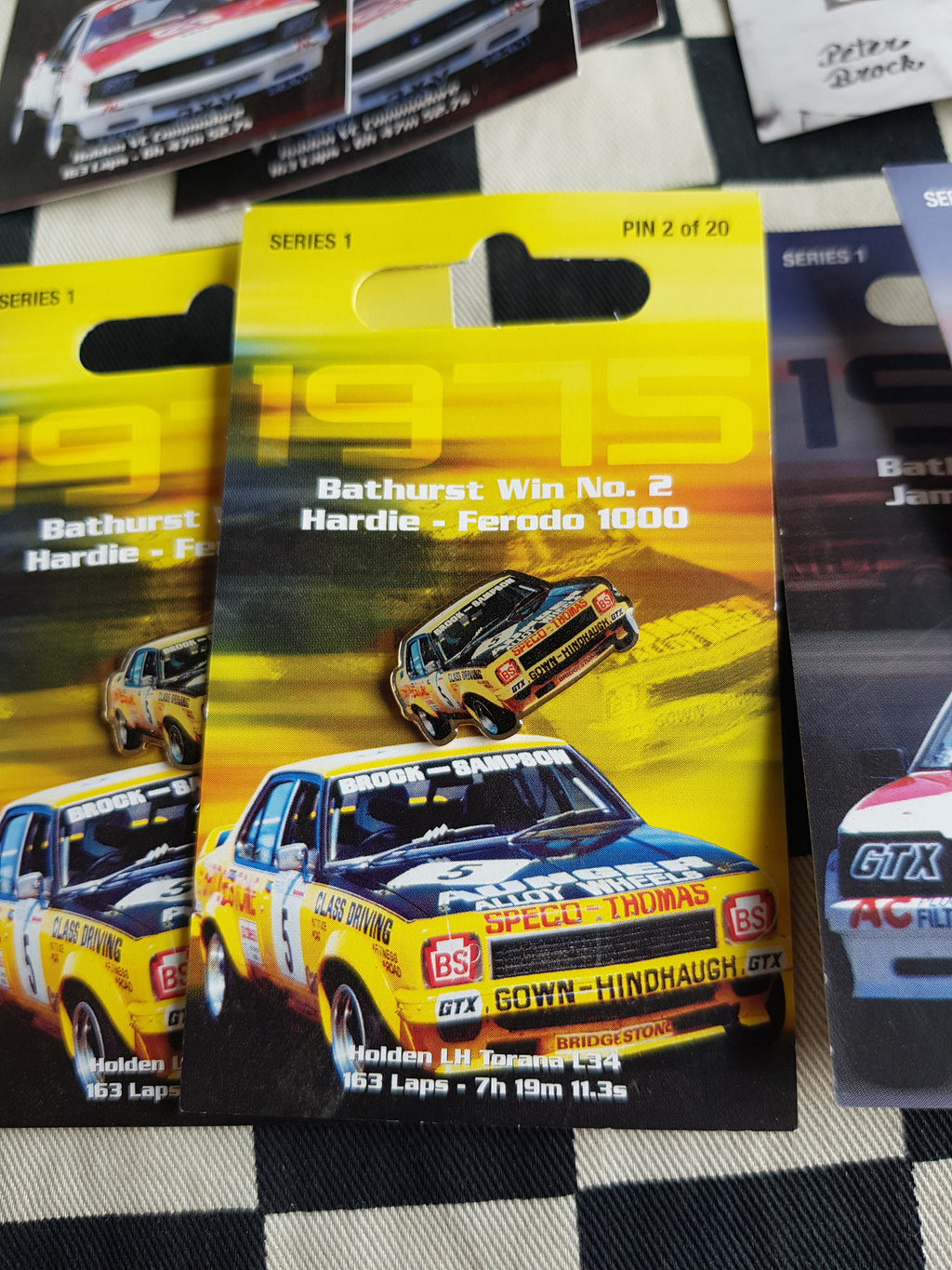 Brock Hat Pin  Choice of 6 Designs HDT Commodore Torana