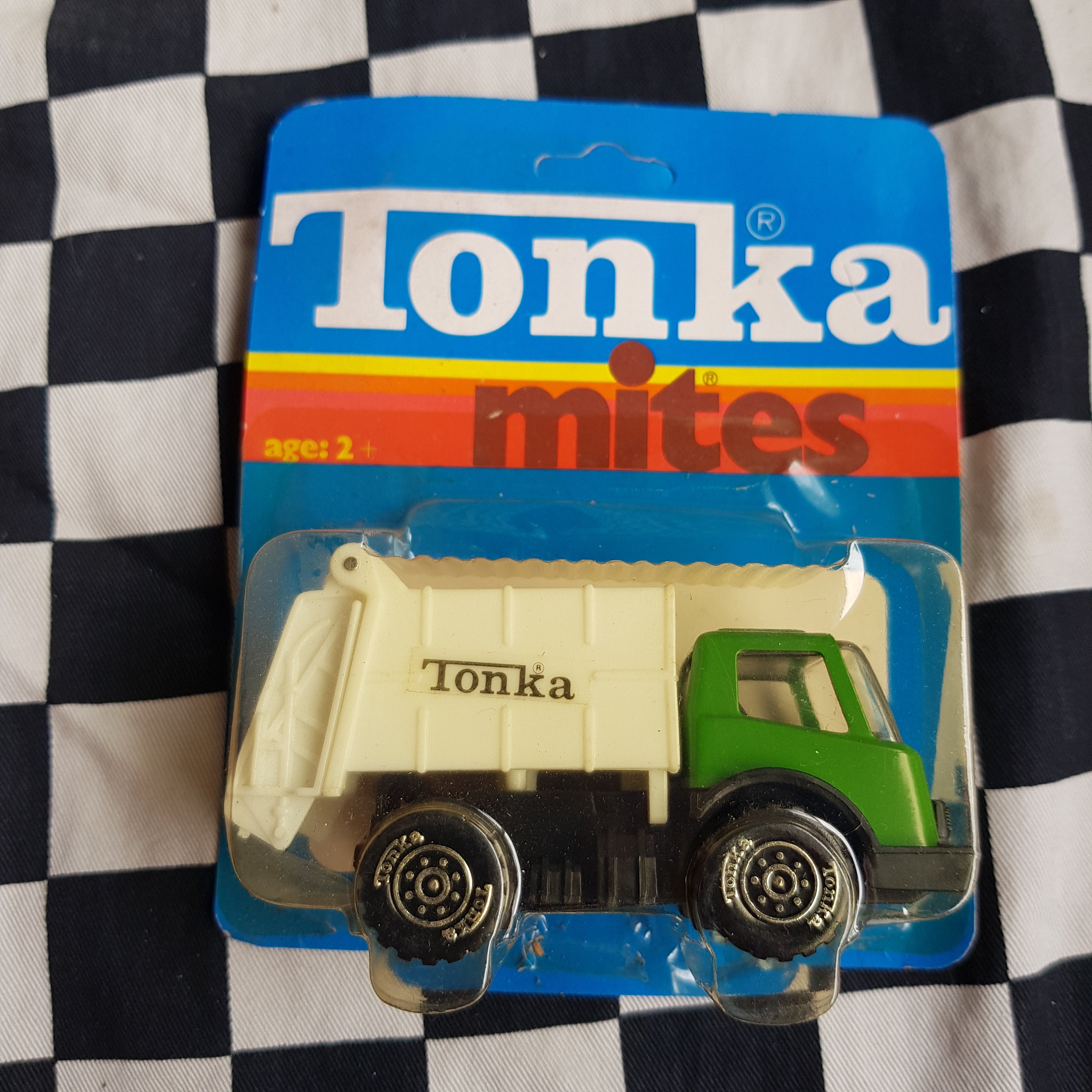 Vintage 1978 Tonka Mites Rubbish Truck Green