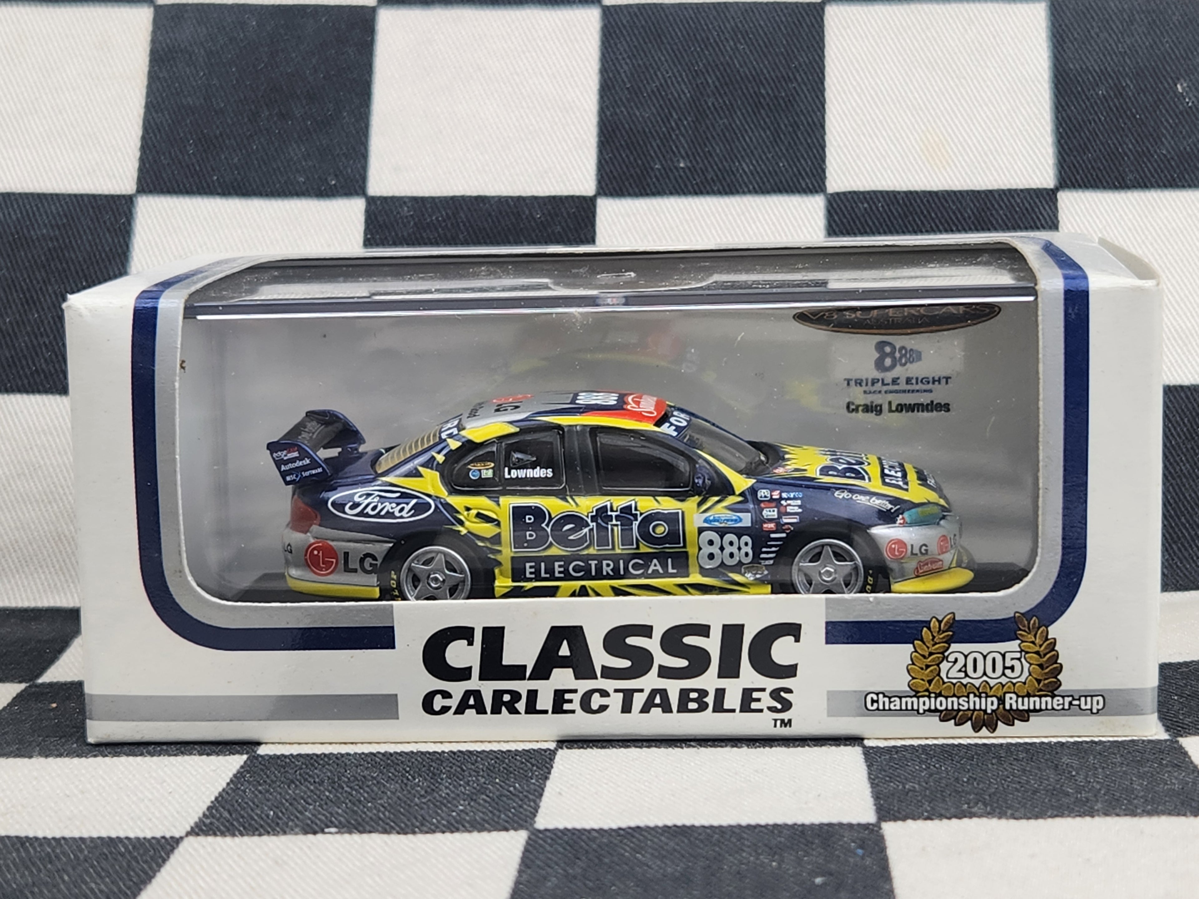 Classic Carlectables 1/64 Ford BA Falcon Craig Lowndes 2005 Championship