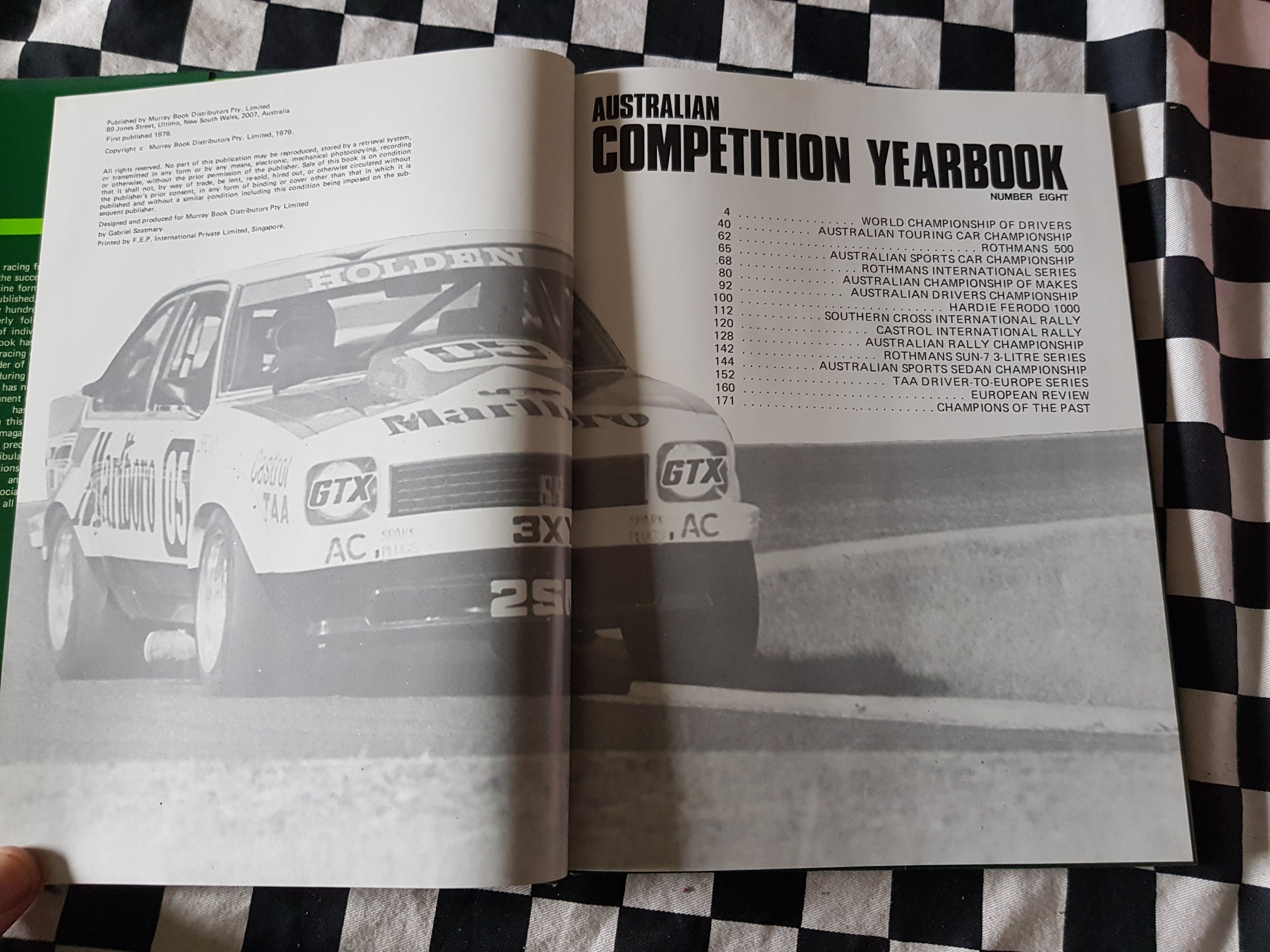 Australian Competition Yearbook #8 1979 Bathurst Torana Brock A9X