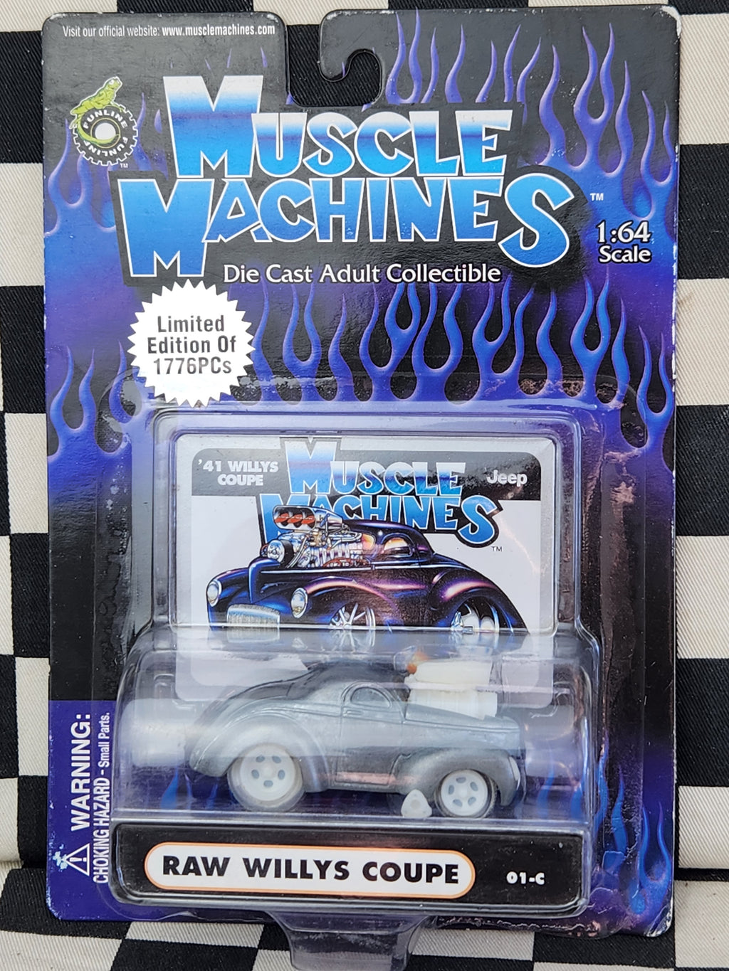 Muscle Machines RAW CHASE 41 Willys Coupe Gasser