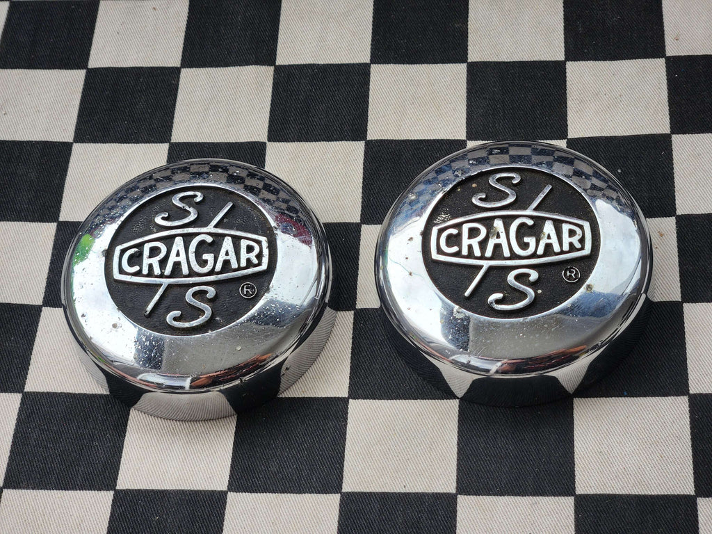 Genuine Vintage Cragar S/S Centre Caps EACH