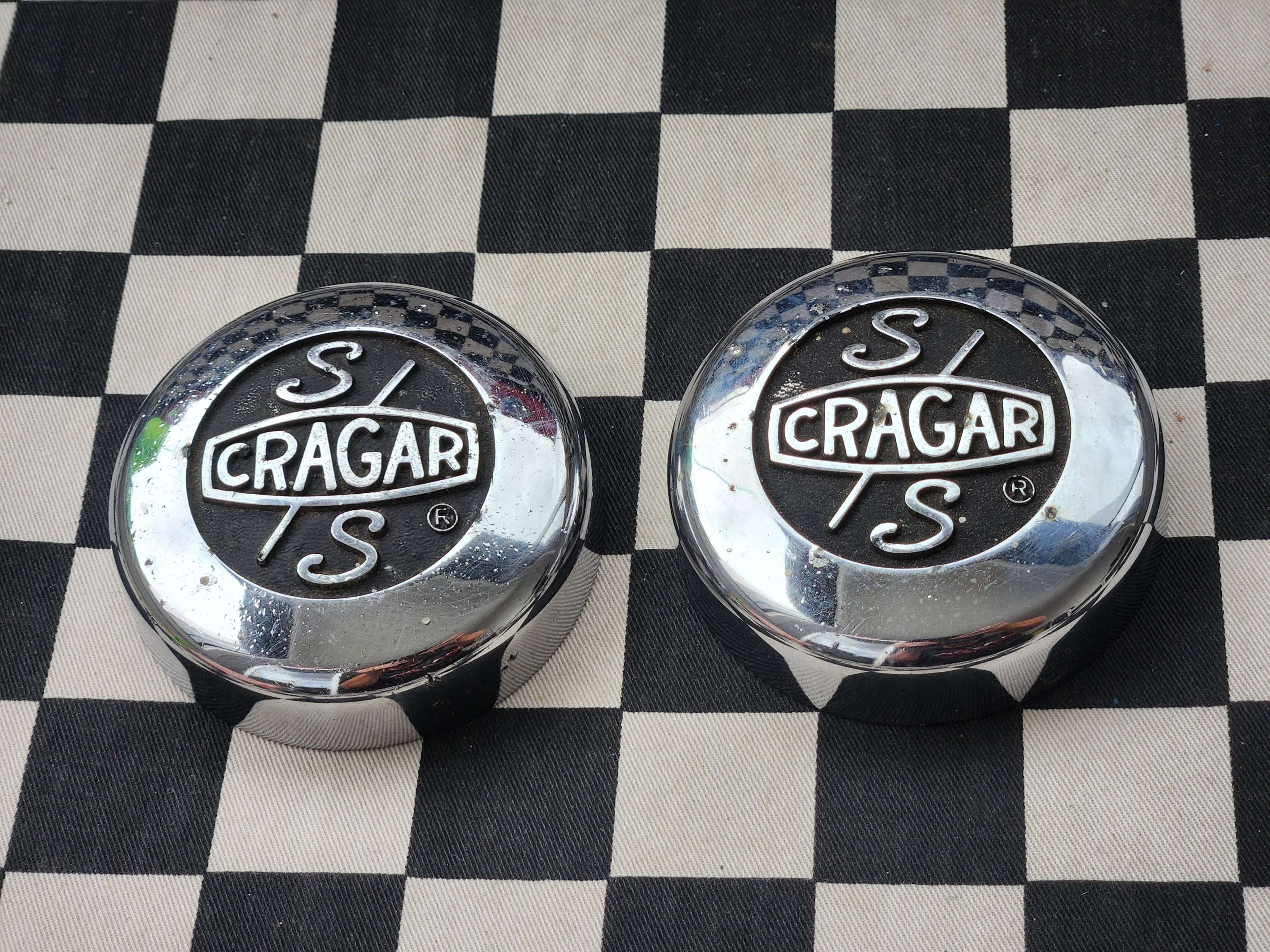 Genuine Vintage Cragar S/S Centre Caps EACH