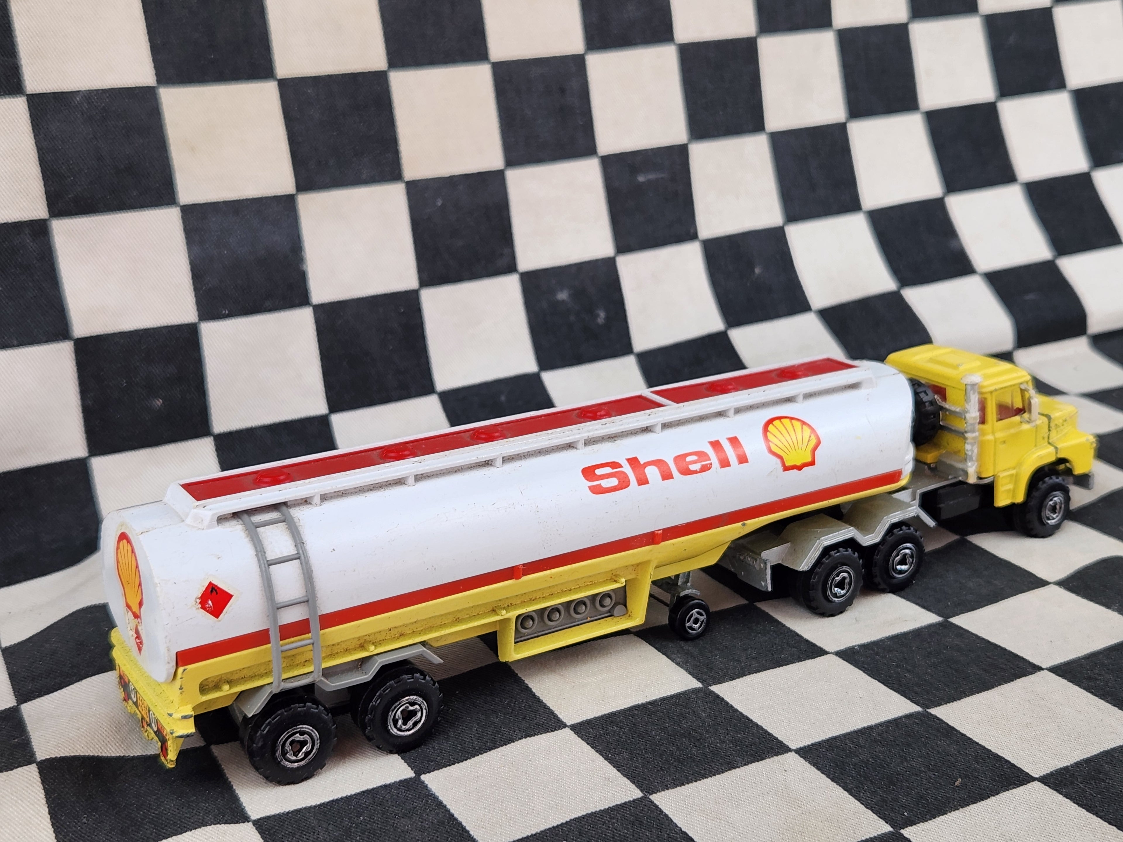 Vintage Loose Majorette King Size Scania Shell Petrol Tanker Truck