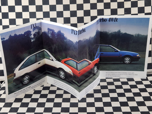 Ford Laser TX3 Turbo & 4WD Sales Brochure