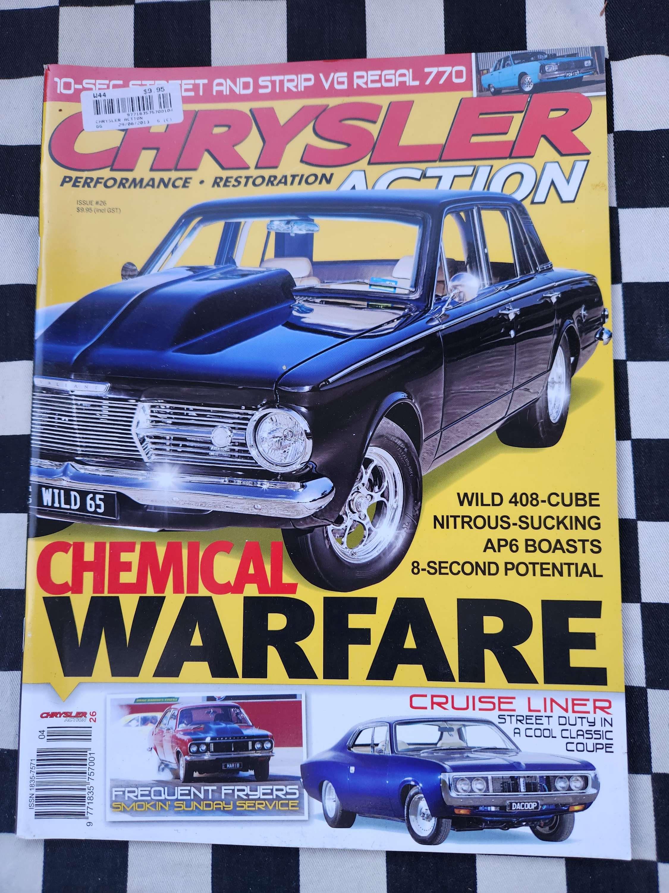 Chrysler Action Magazine #26 Valiant Pacer Charger Drifter Dodge Plymouth Hemi