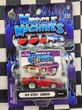 Muscle Machines 69 Pontiac GTO Judge Red