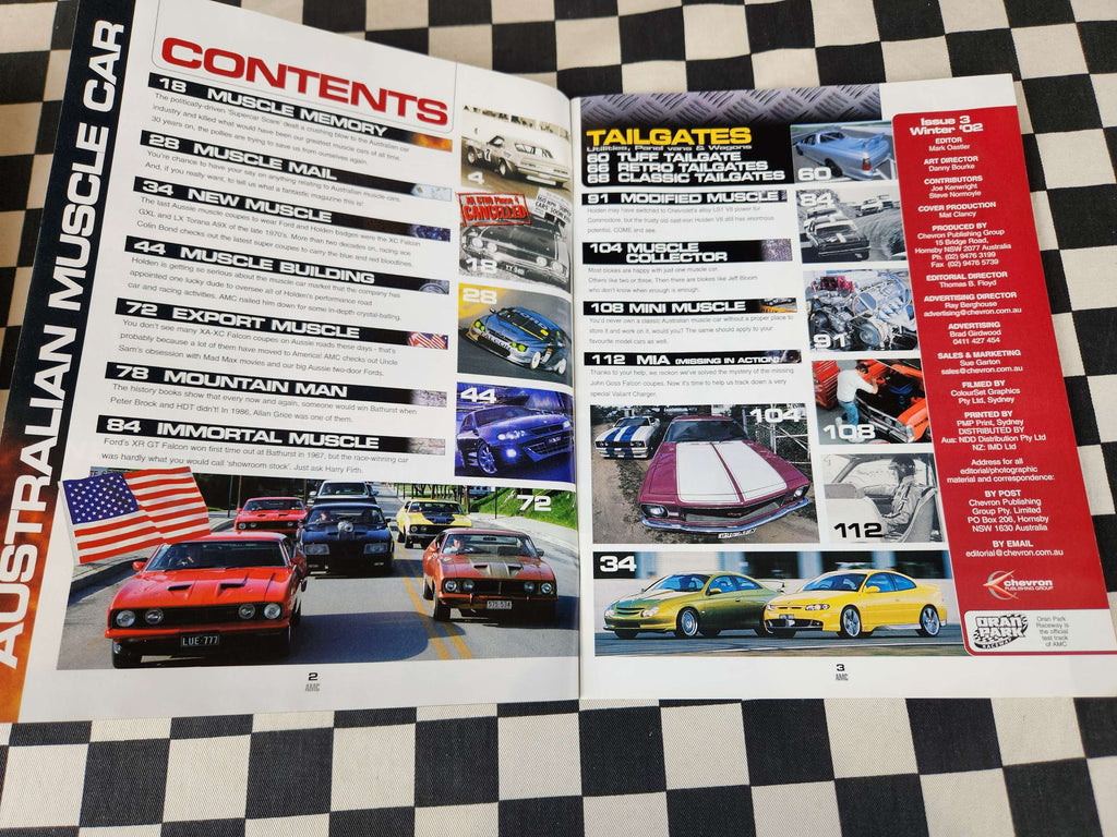 Australian Muscle Car Magazine Issue 3 GT GTS GTR HDT HSV A9X FPV SLR E49 E38