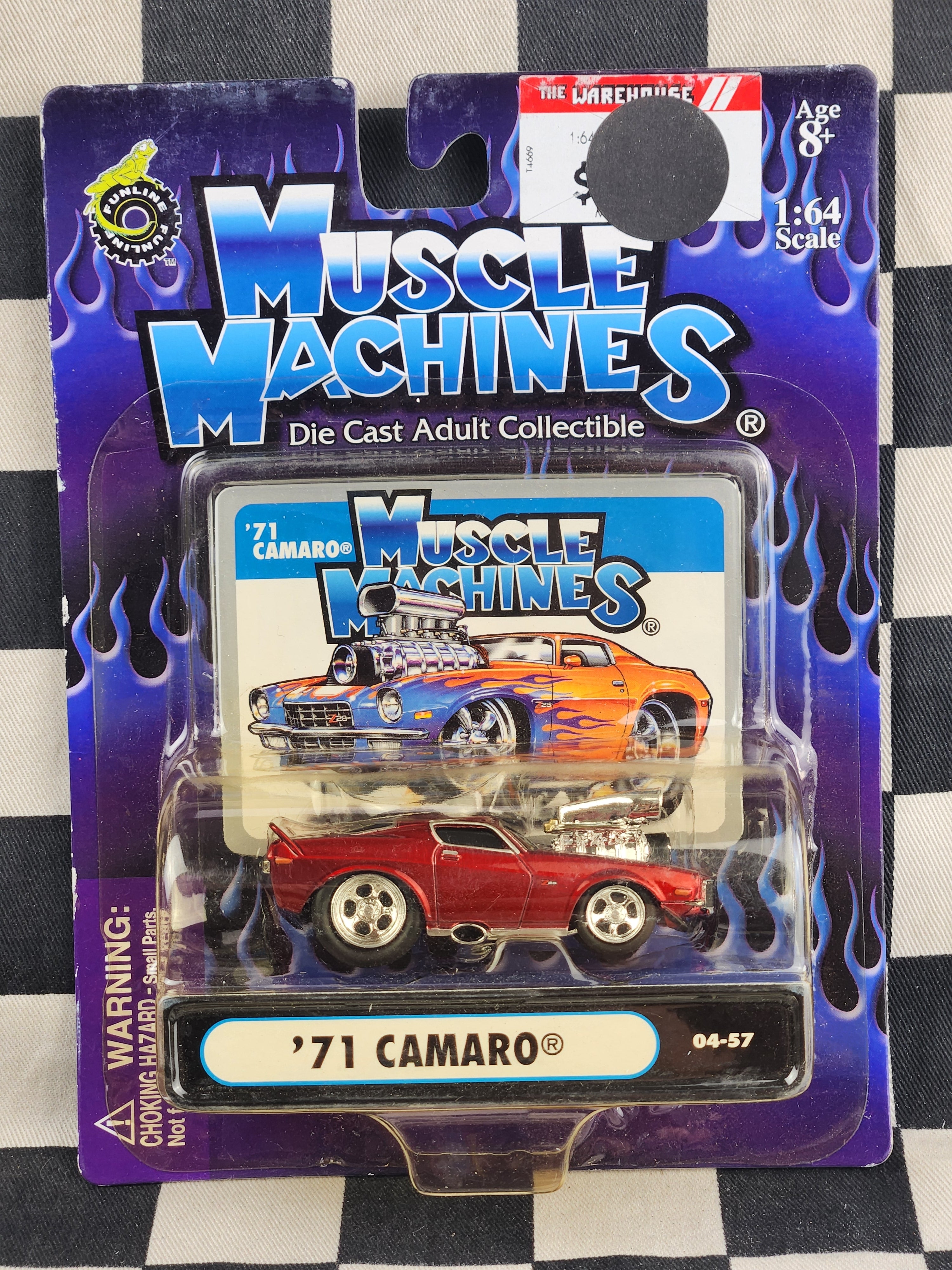 Muscle Machines 71 Camaro Red