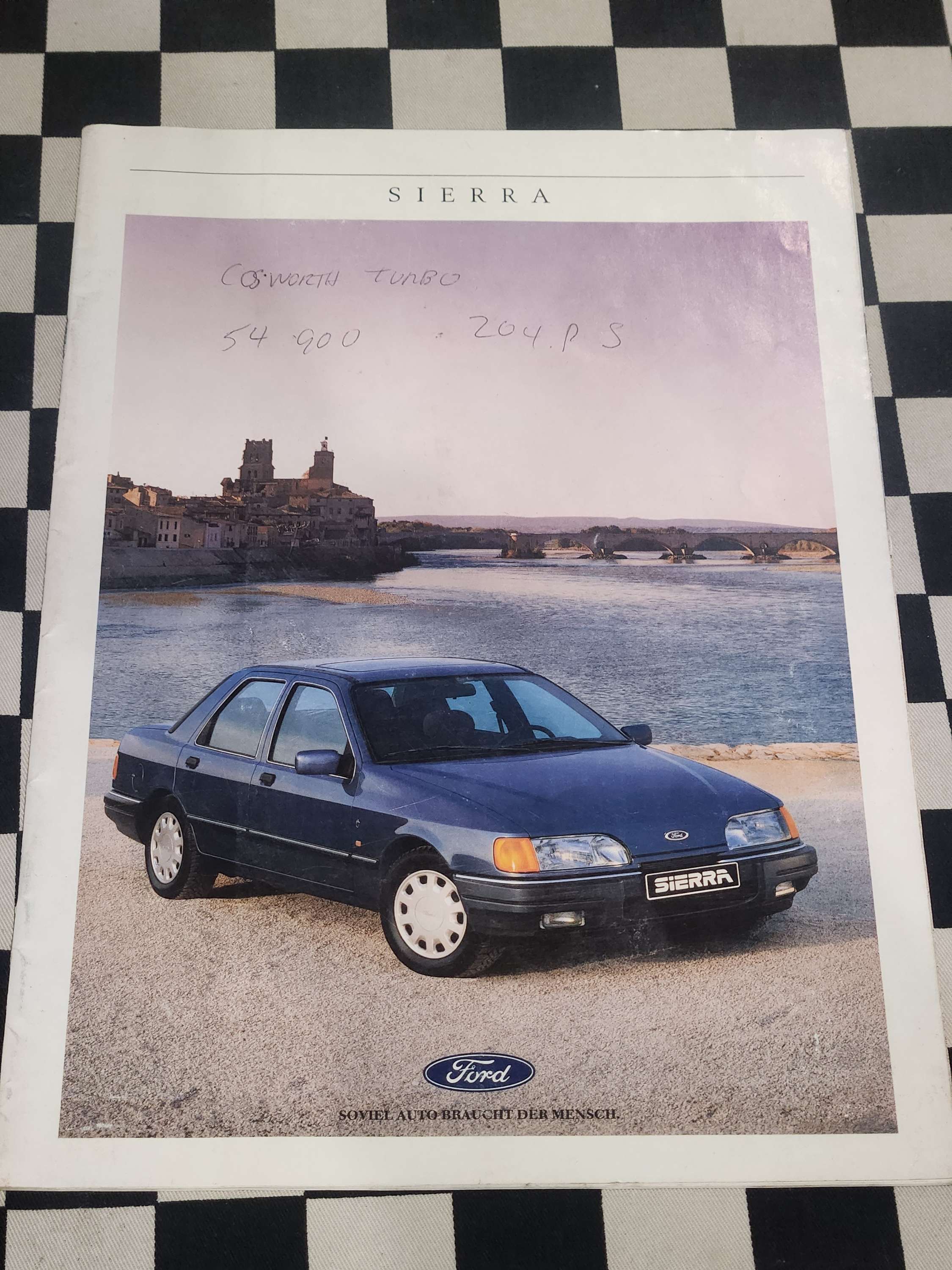 Ford Sierra Full Sales Brochure Nov 1988