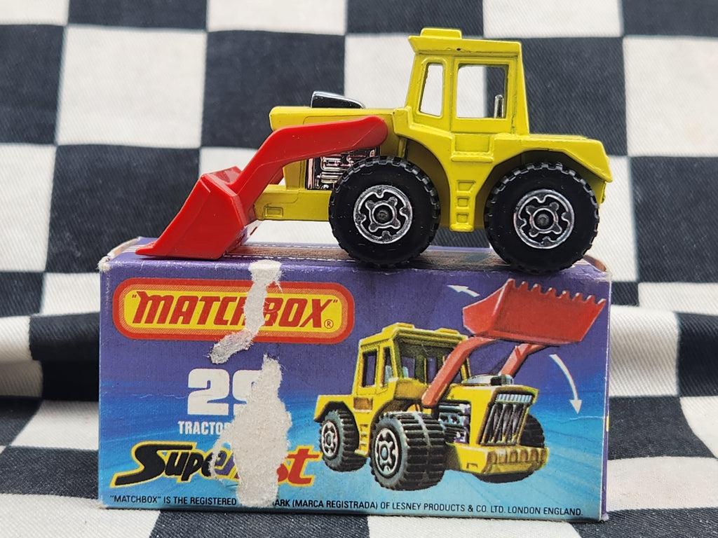 Vintage 1978 Matchbox Tractor Shovel  in Original Box