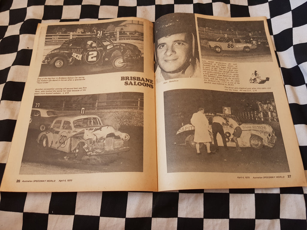 Australian Speedway World Volume 1 #2 April 4 1970