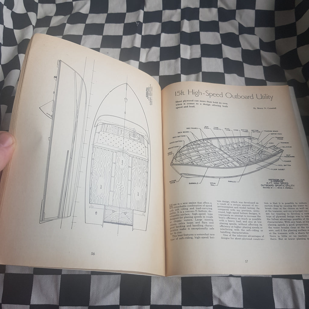 1966 Keith Winser's Book of Plans Lightweight Caravans Trailers & Boats