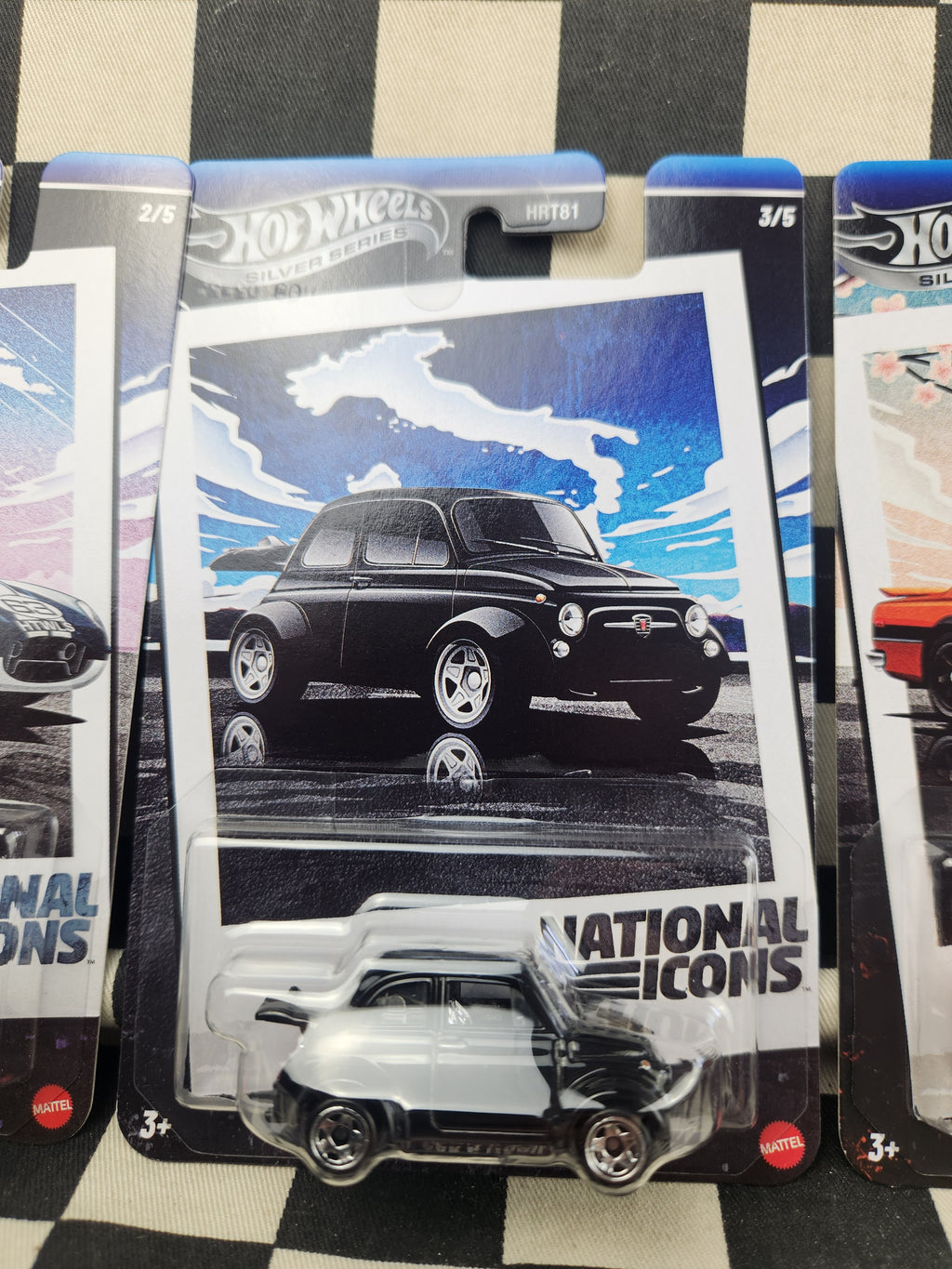Hot Wheels Silver Series National Icons Set 5 Jaguar Skyline Porsche