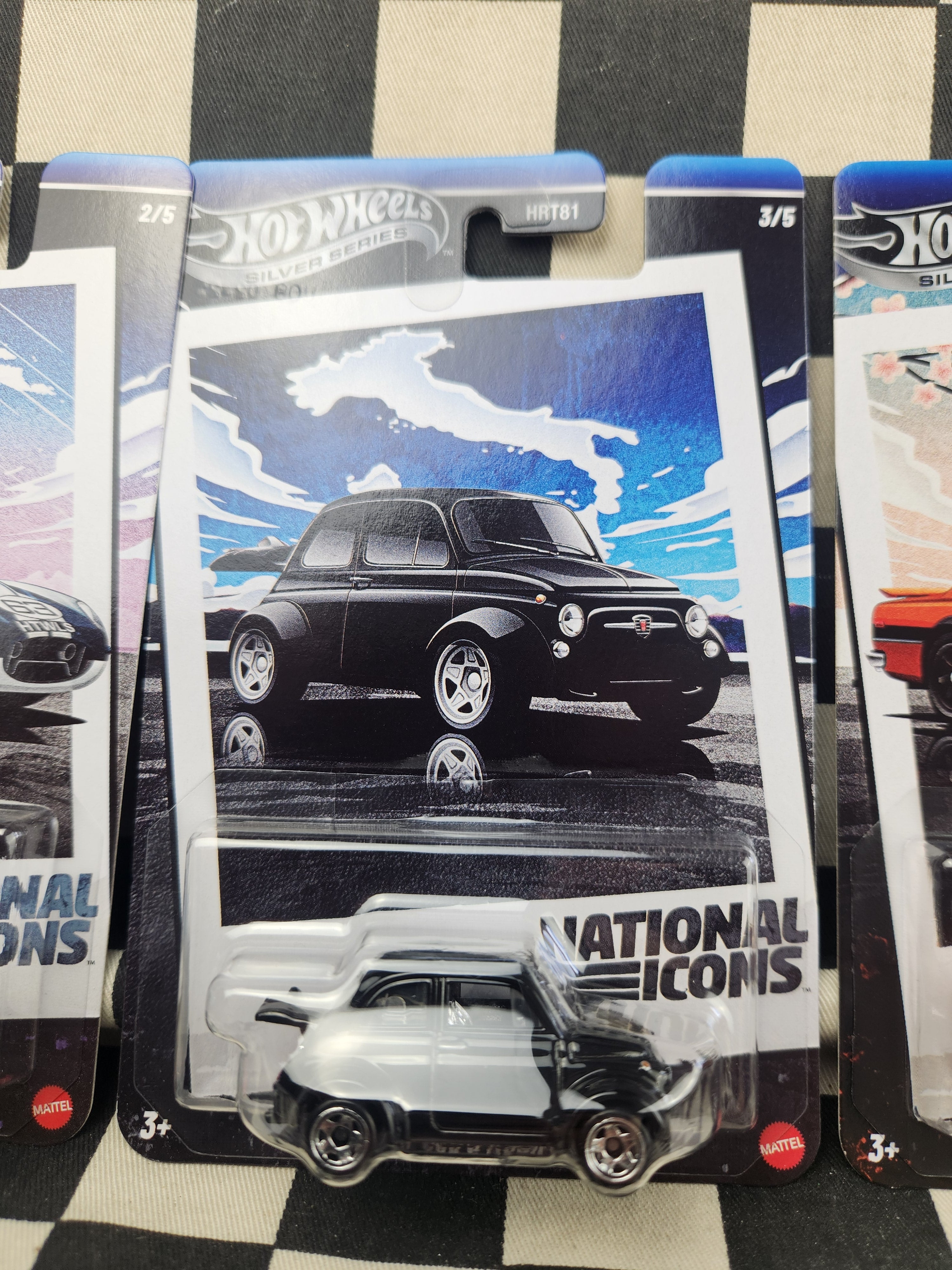 Hot Wheels Silver Series National Icons Set 5 Jaguar Skyline Porsche