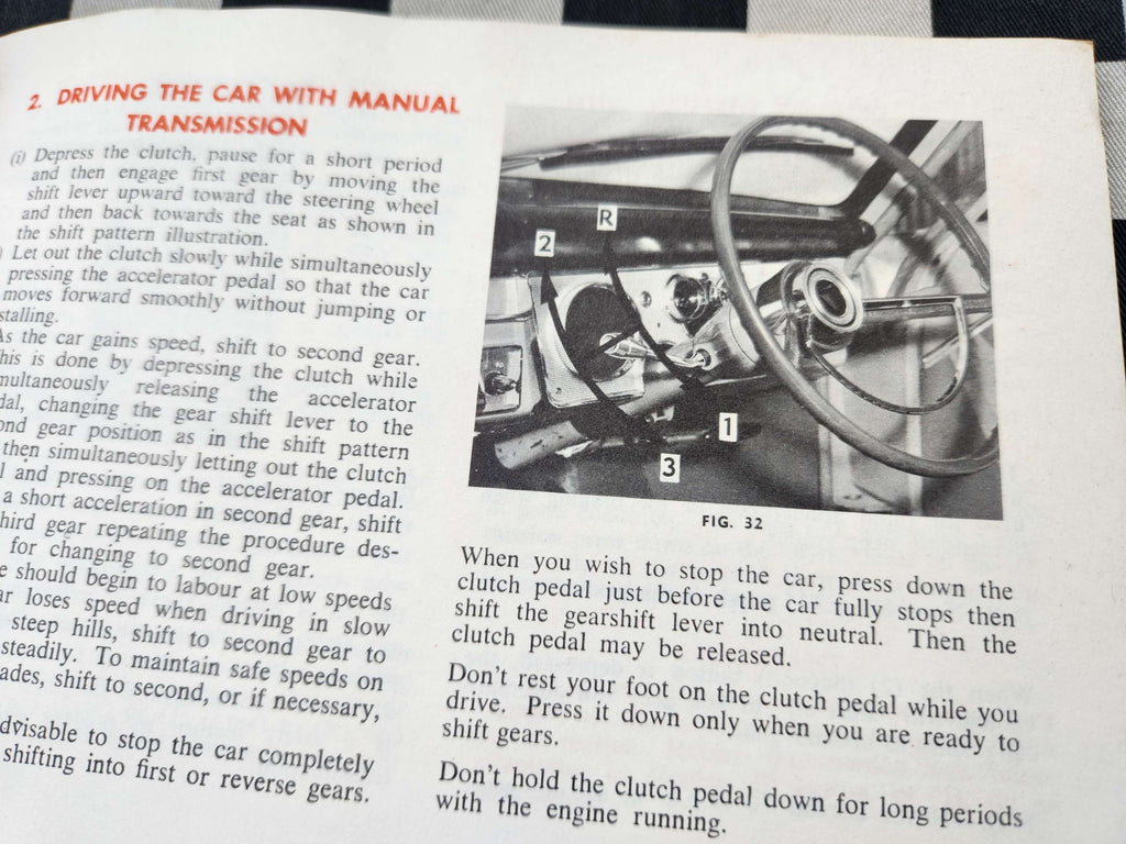 Chrysler Valiant AP5 Owners Glovebox Manual Nov 1963 print