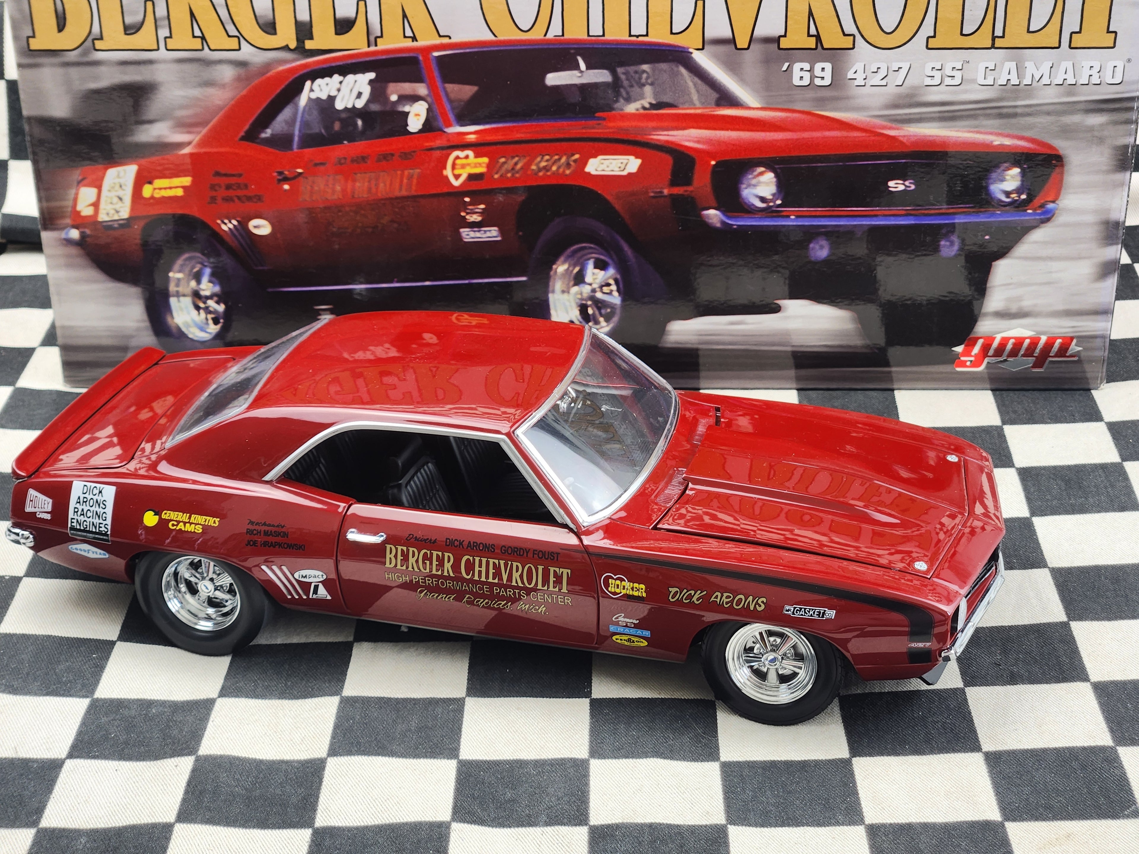 Rare 1/18 GMP Berger Chevrolet 1969 427 SS Camaro