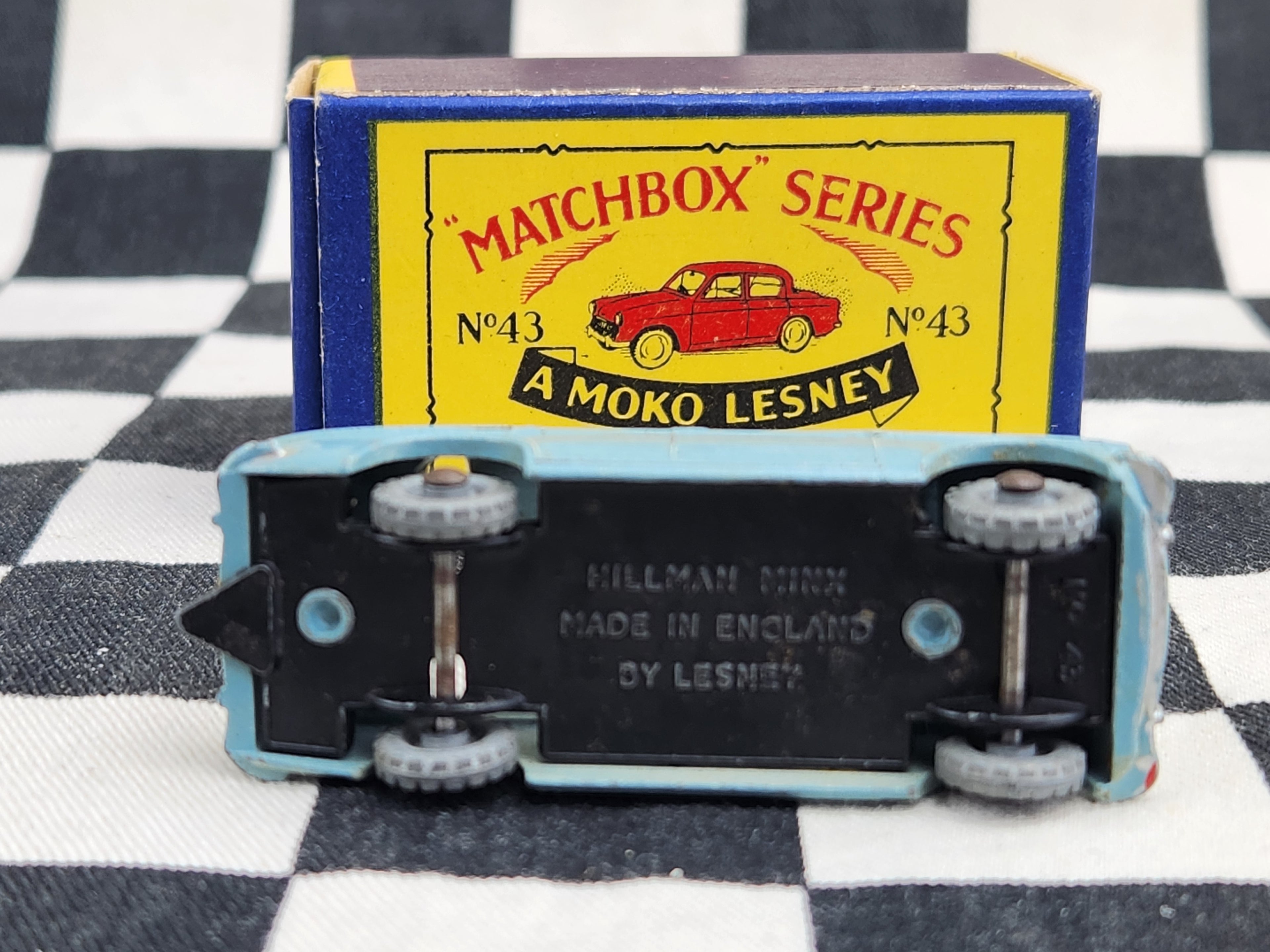 Matchbox Lesney Moko No43 Hillman Minx in Original Box