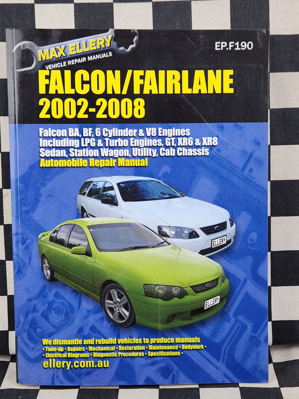 BA BF Falcon Fairlane 6cyl LPG Turbo & V8 XR6 XR8 GT Ute Sedan  Workshop Manual