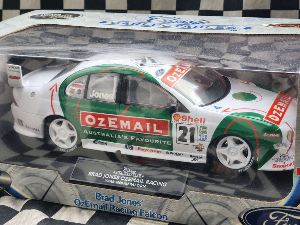 Classic Carlectables 1/18 Brad Jones Ozemail Racing 2000 AU Falcon
