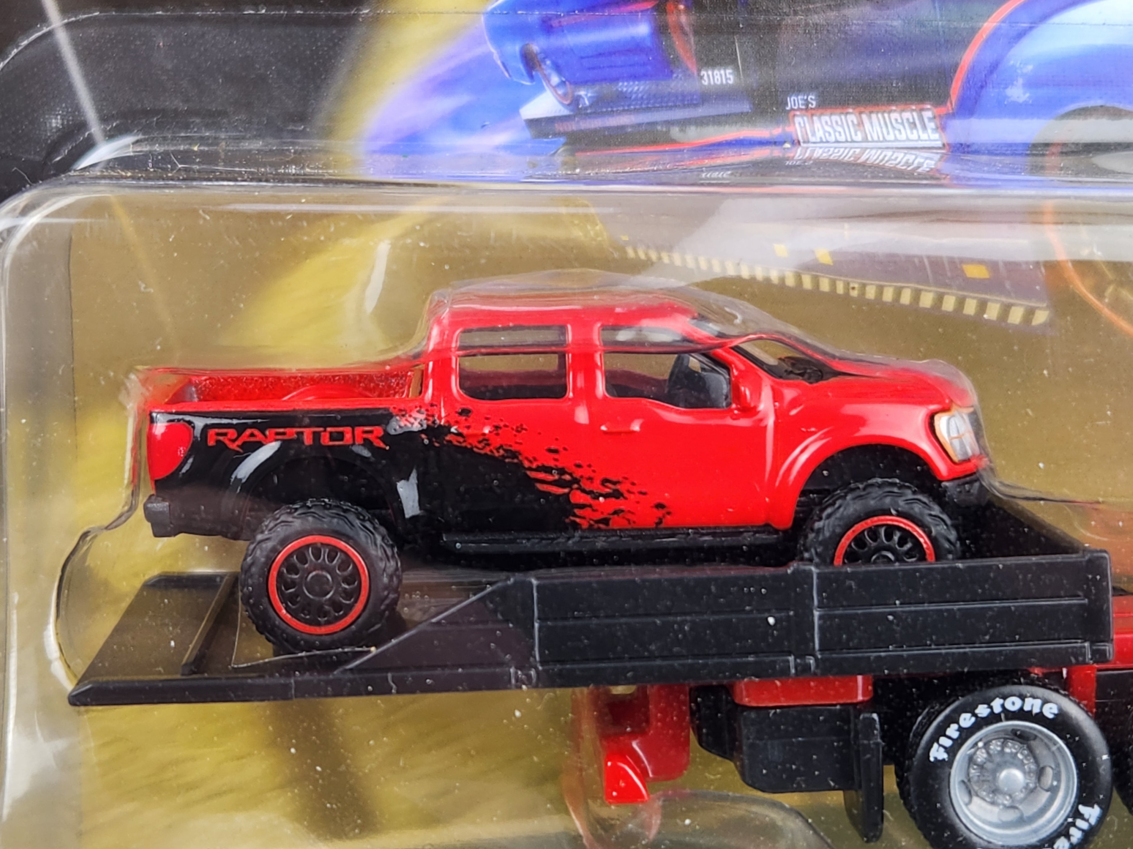 Maisto Elite Team Transport 2021 Ford F150 Raptor/1953 Mack B-61 Flatbed