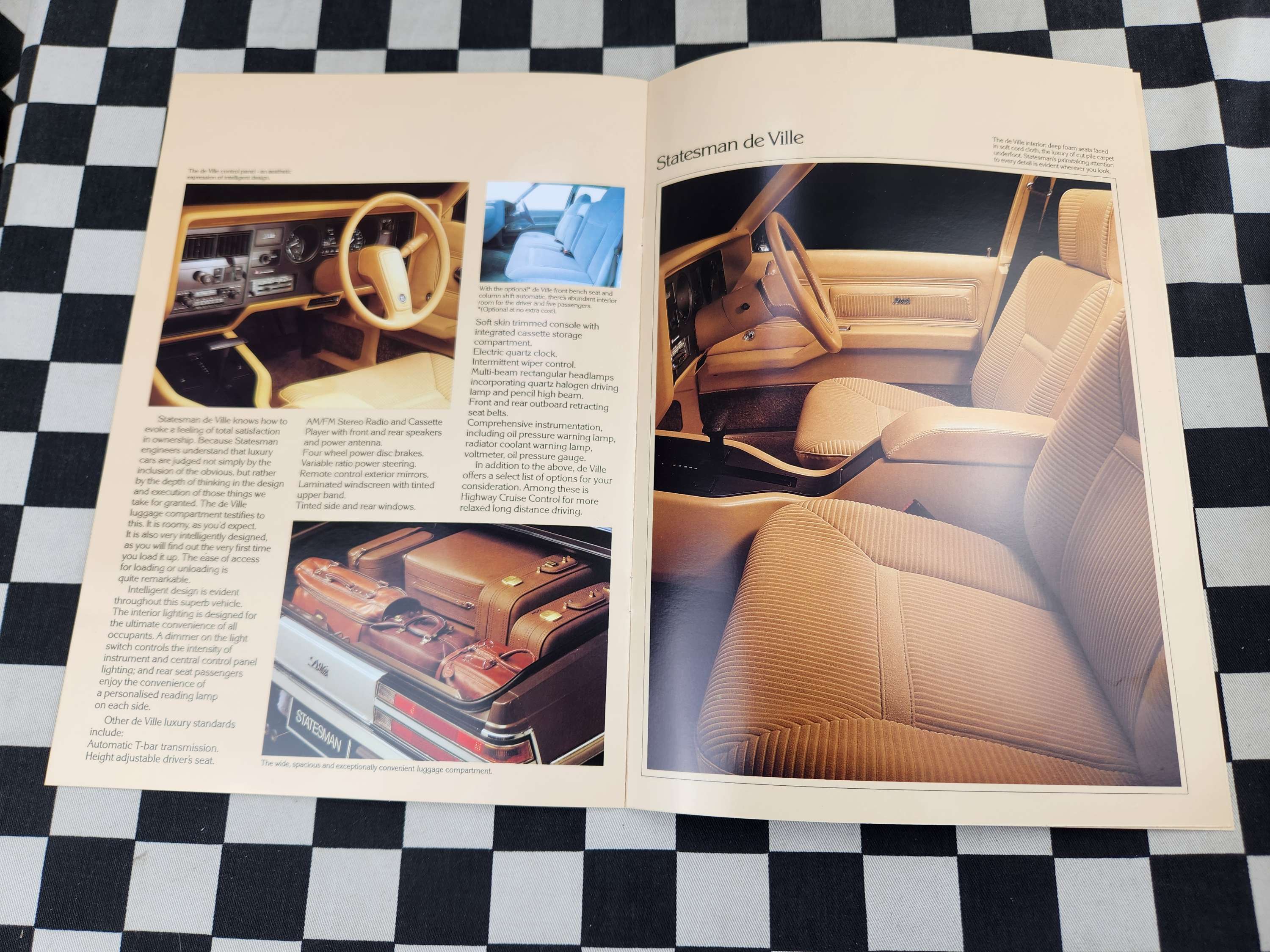 Genuine Holden WB Statesman DeVille & Caprice Sales Brochure
