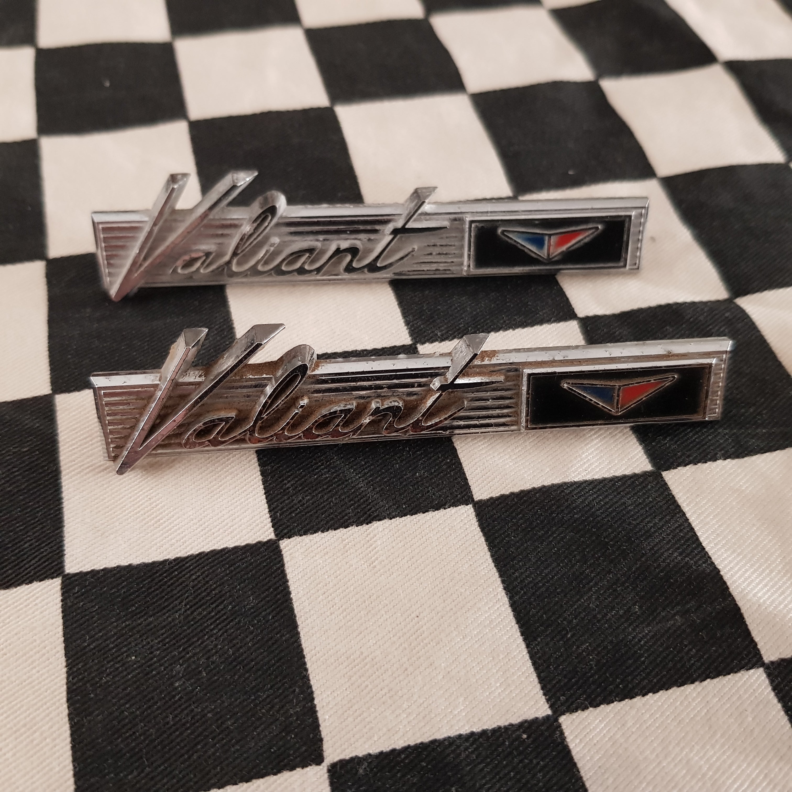 Original Pair Valiant Badges