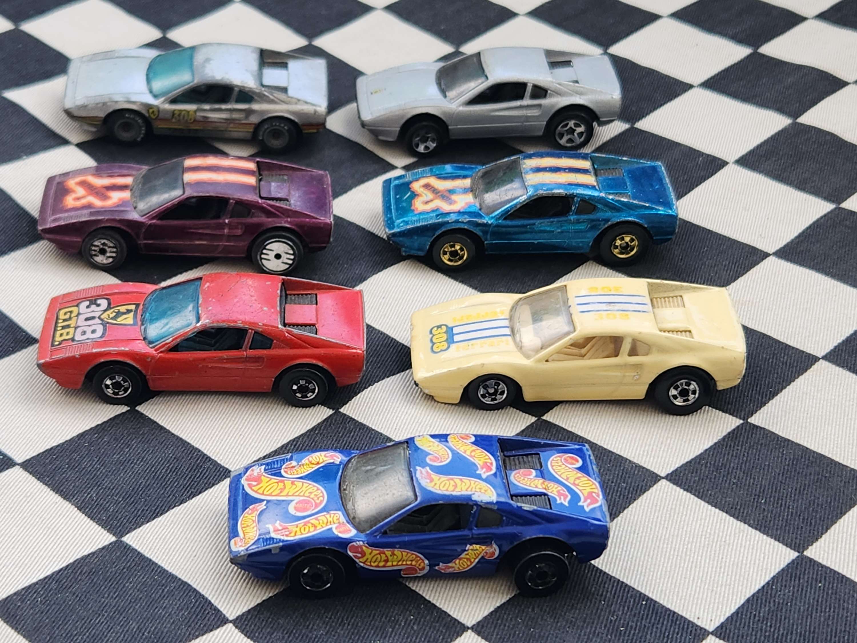 Vintage Loose Hot Wheels Ferrari 308 /Racebait 308/ Quick Trik Your Choice of