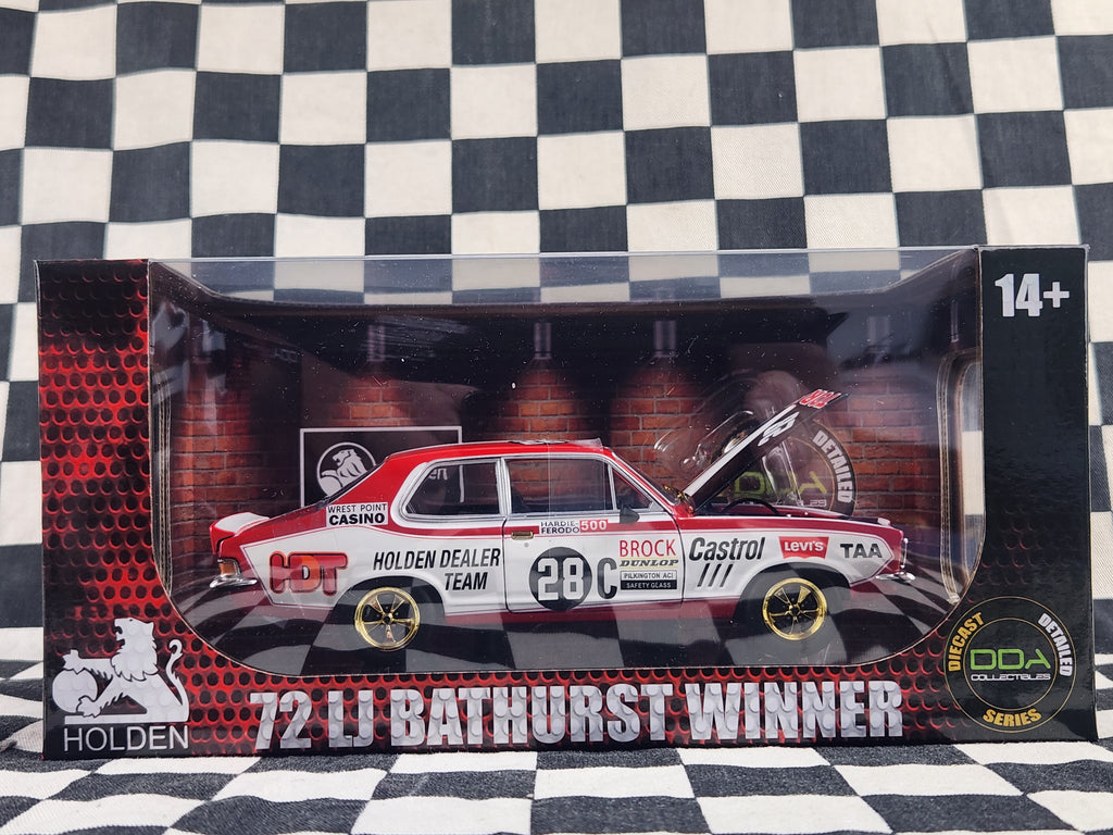 DDA 1:24 1972 Bathurst Winner Chase Brock Holden LJ Torana GTR XU1