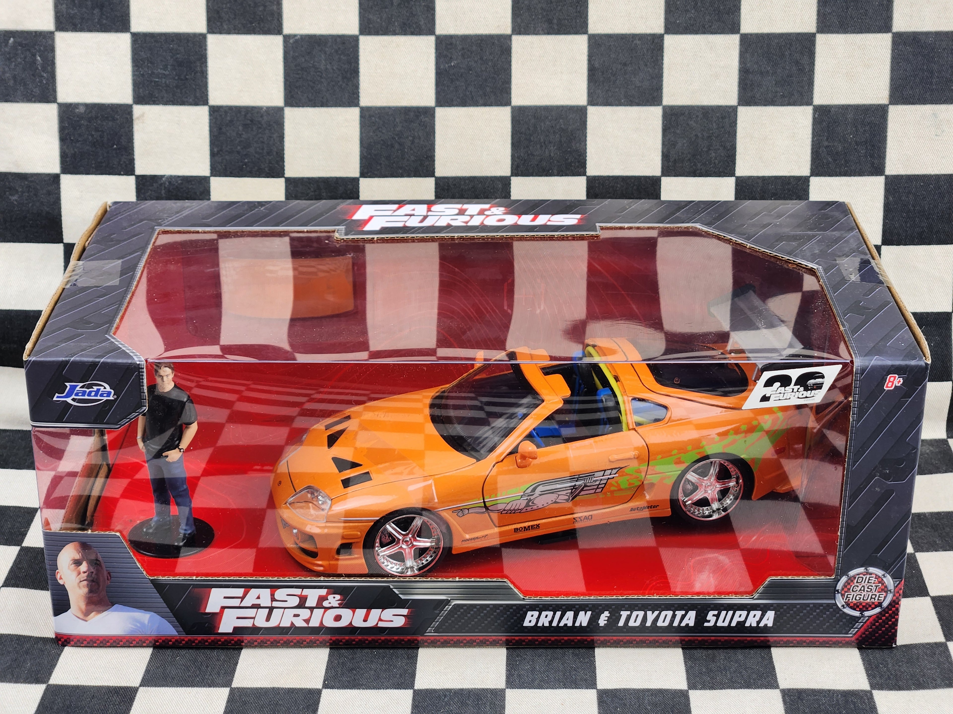 Jada 1/24 Fast & Furious Brian & Toyota Supra