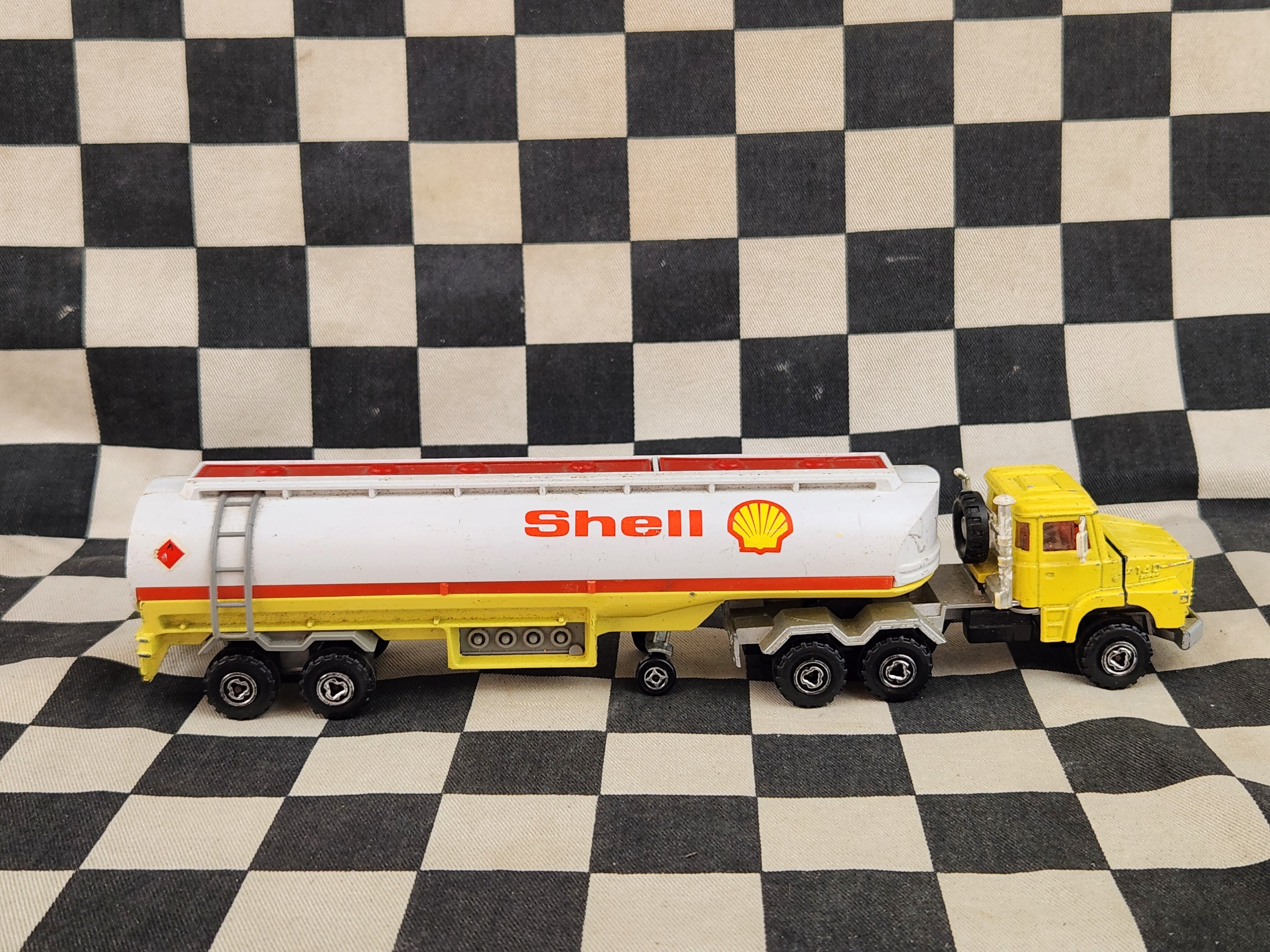Vintage Loose Majorette King Size Scania Shell Petrol Tanker Truck