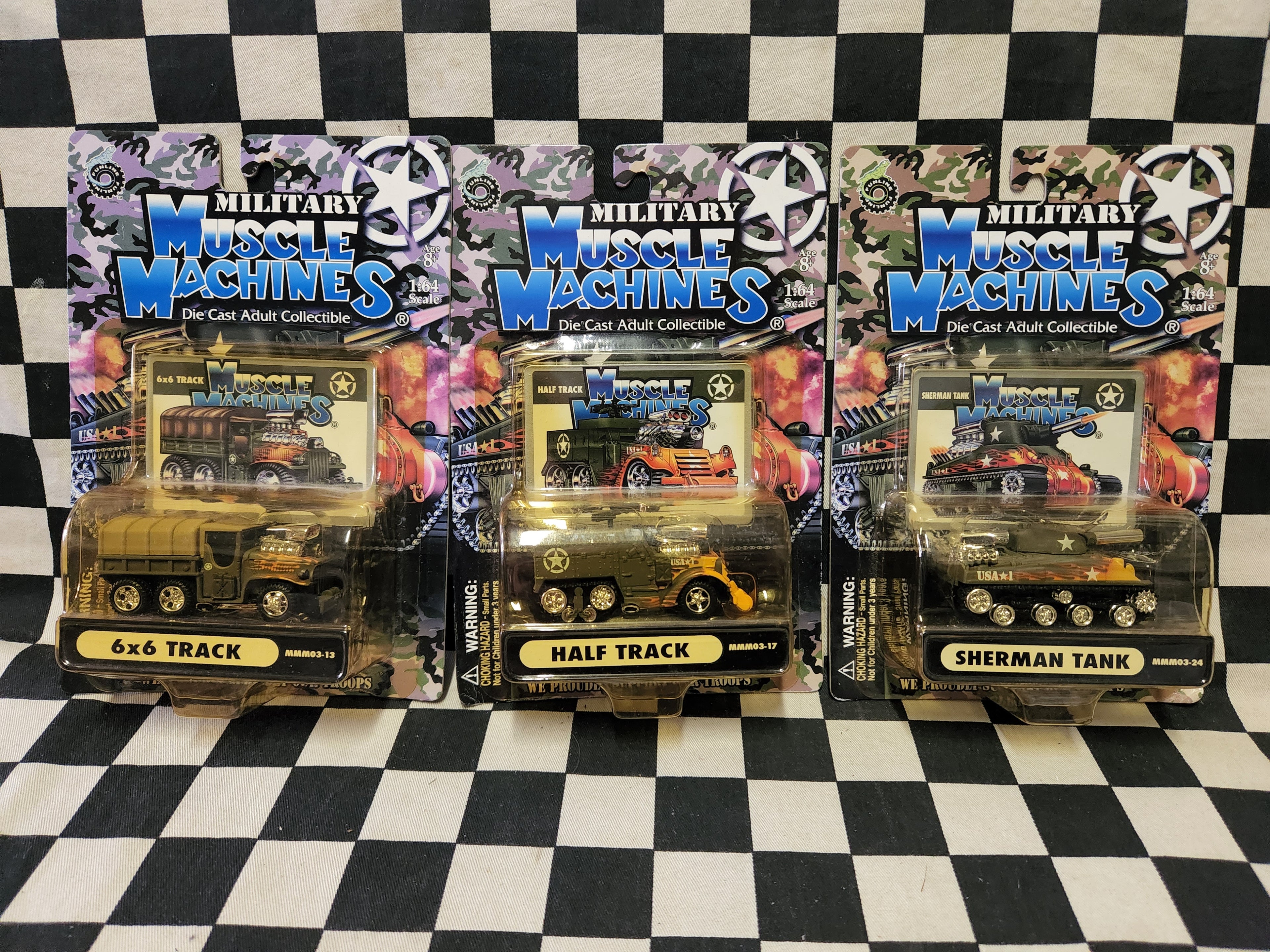 Military Muscle Machines Blown Sherman Tank 6x6 Track Half Track