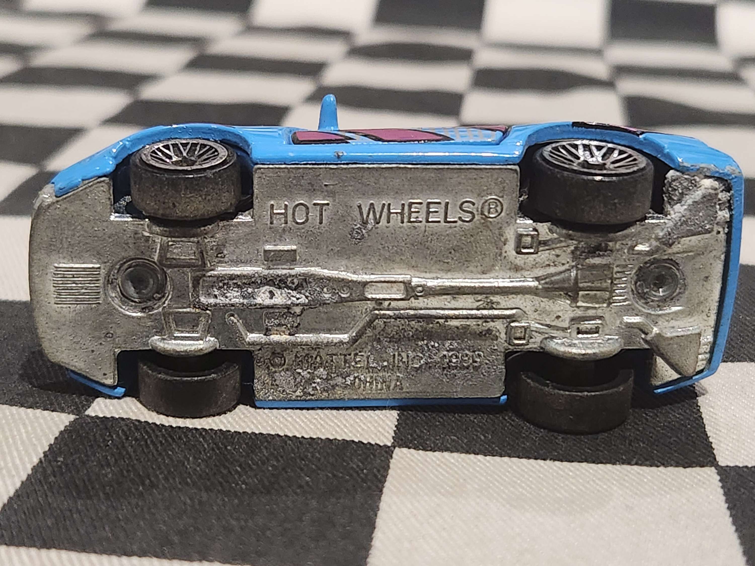 Loose Hot Wheels Nissan 300ZX Turbo Blue