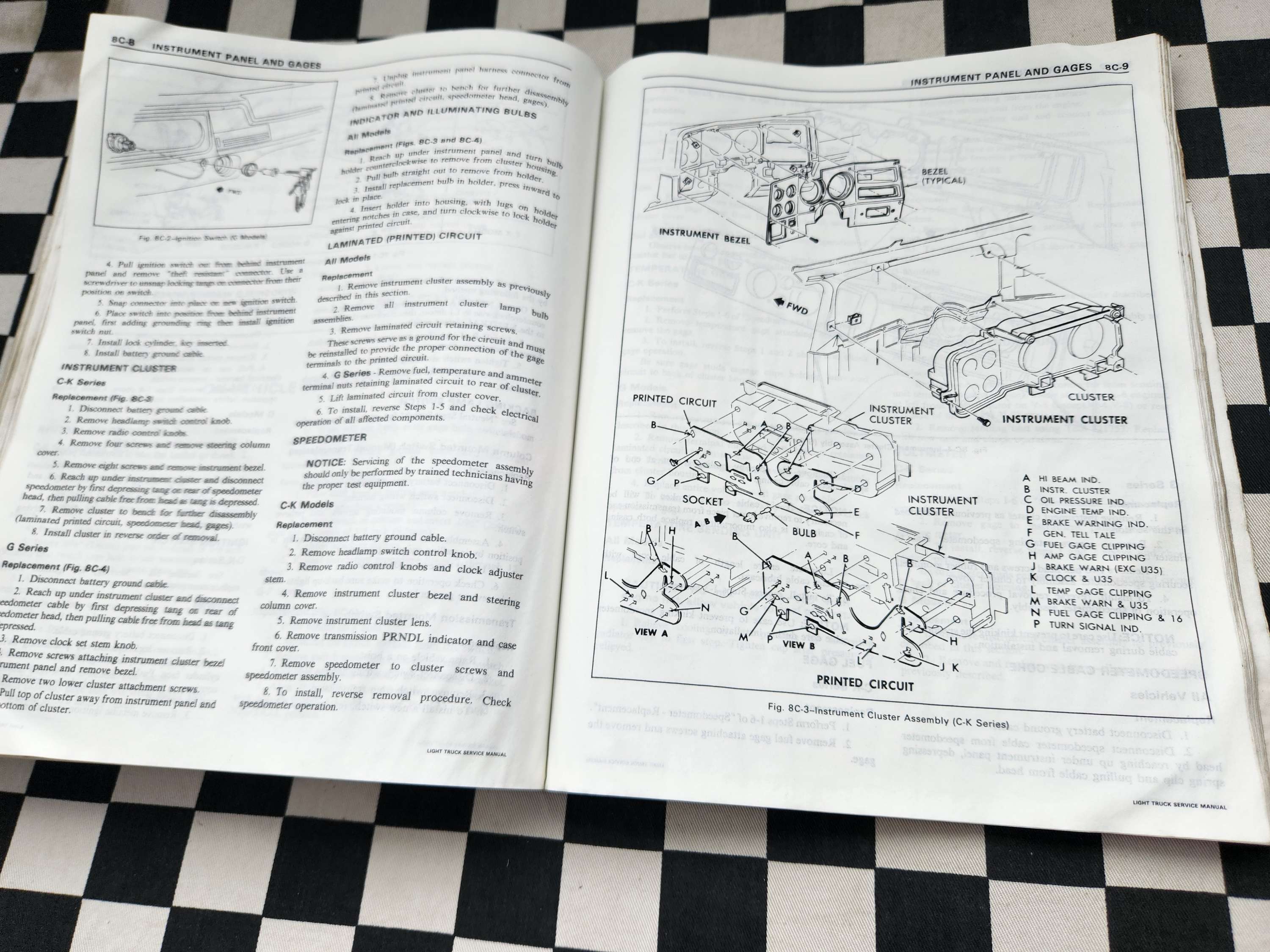 Chevrolet 1980 C20 / C30 Light Duty Truck Factory Workshop Manual