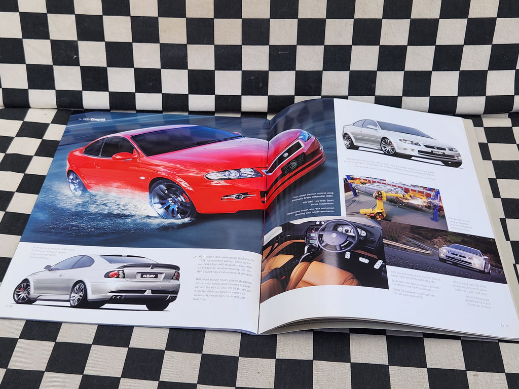 HSV Holden Commodore VE 2005 FULL RANGE 36 Page Sales Brochure