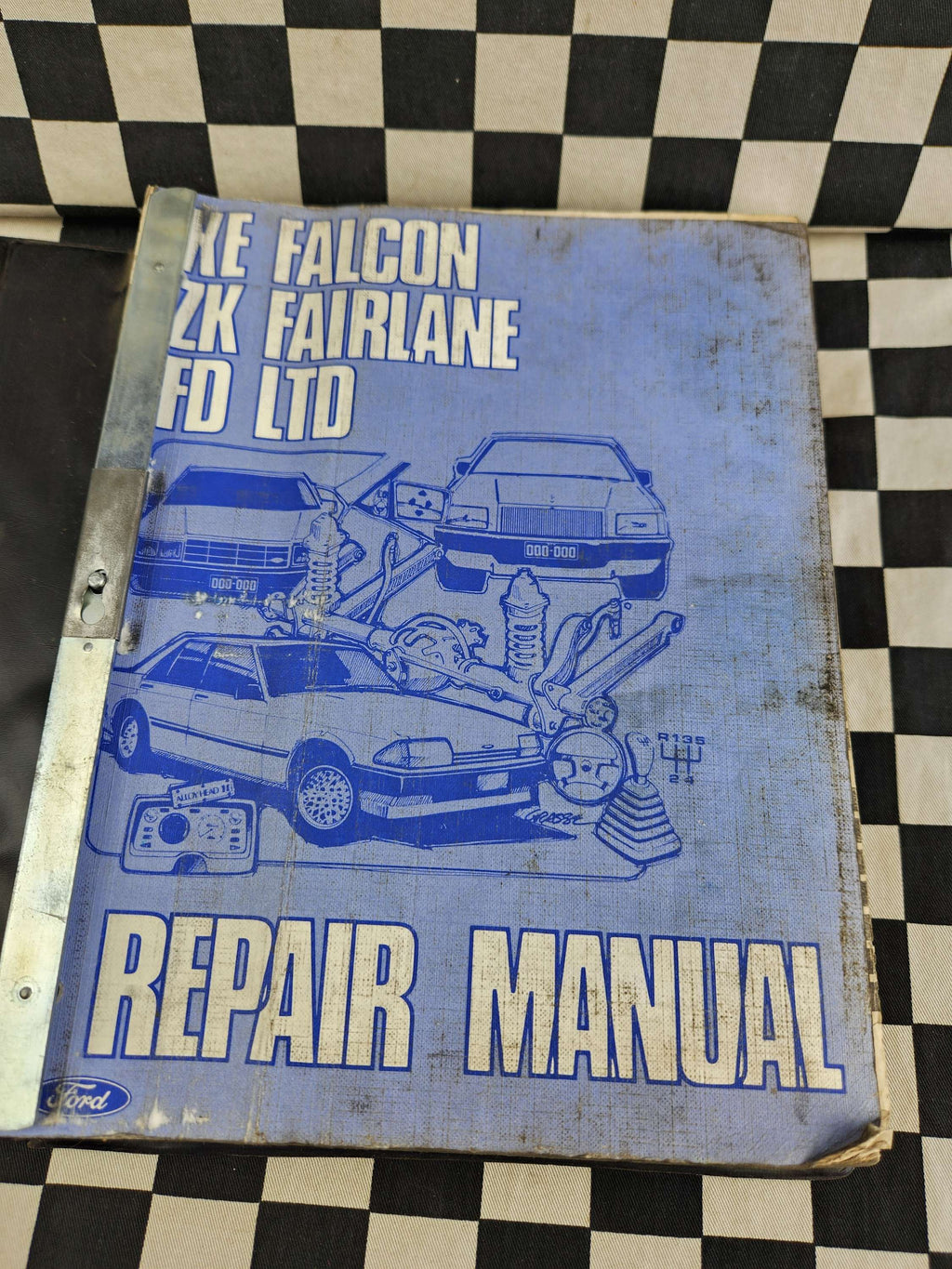 Genuine Ford Factory XE Falcon ZK Fairlane FD LTD V8 & 6cyl Workshop Manual