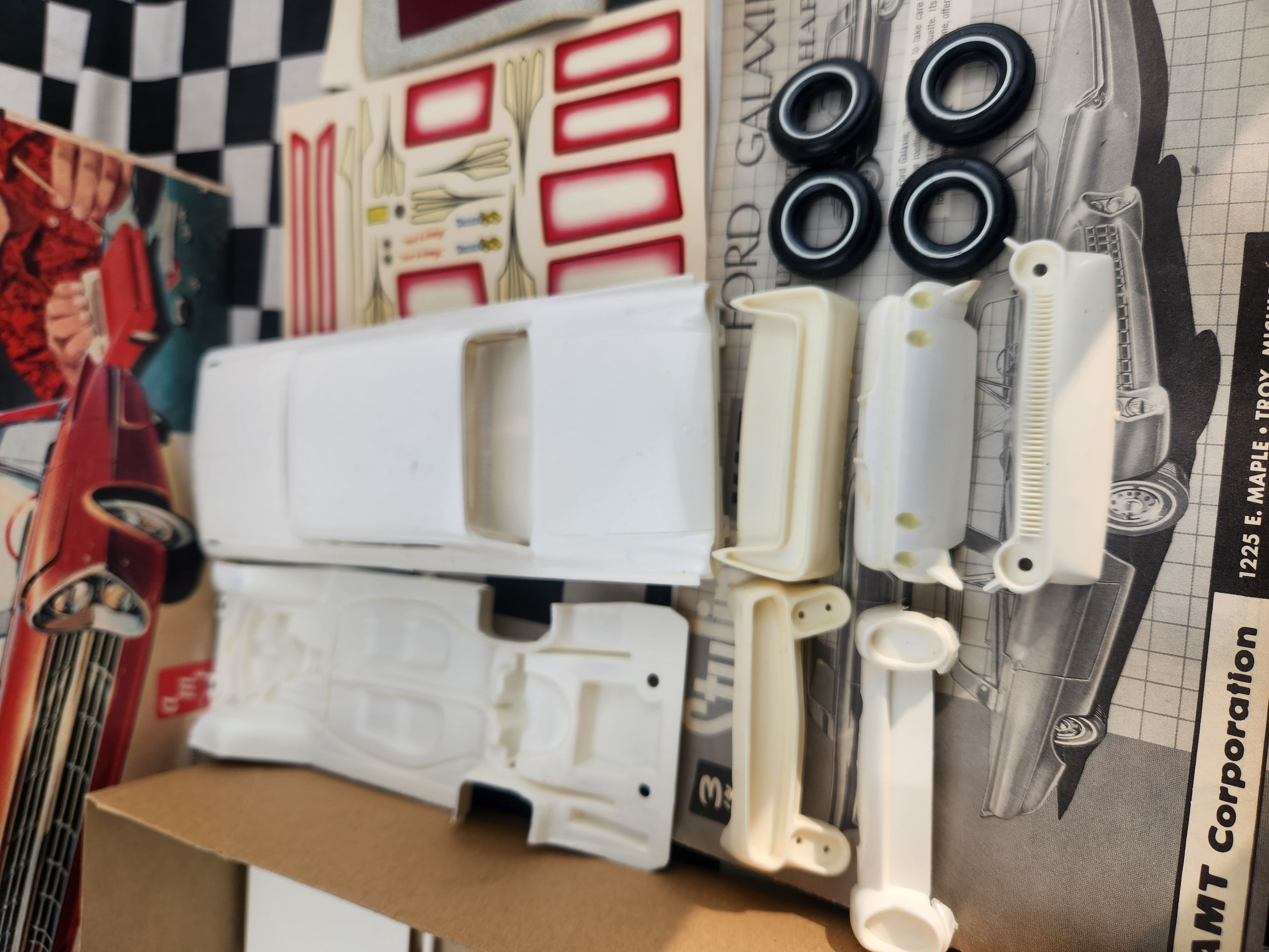 Rare Original AMT Styline Kit Ford Galaxie