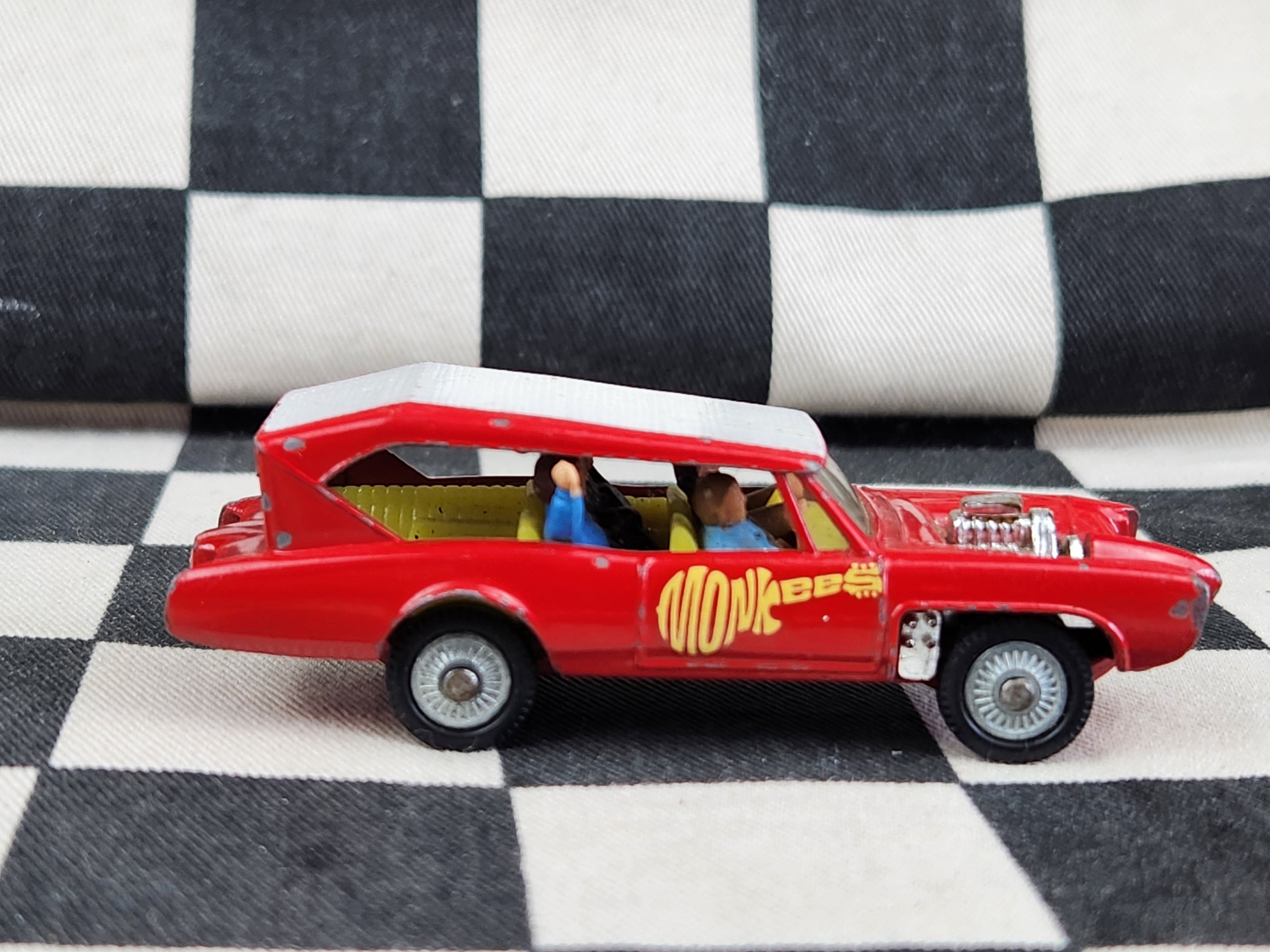 Vintage Loose Husky Models 1:64 The Monkees Monkeemobile Pontiac GTO