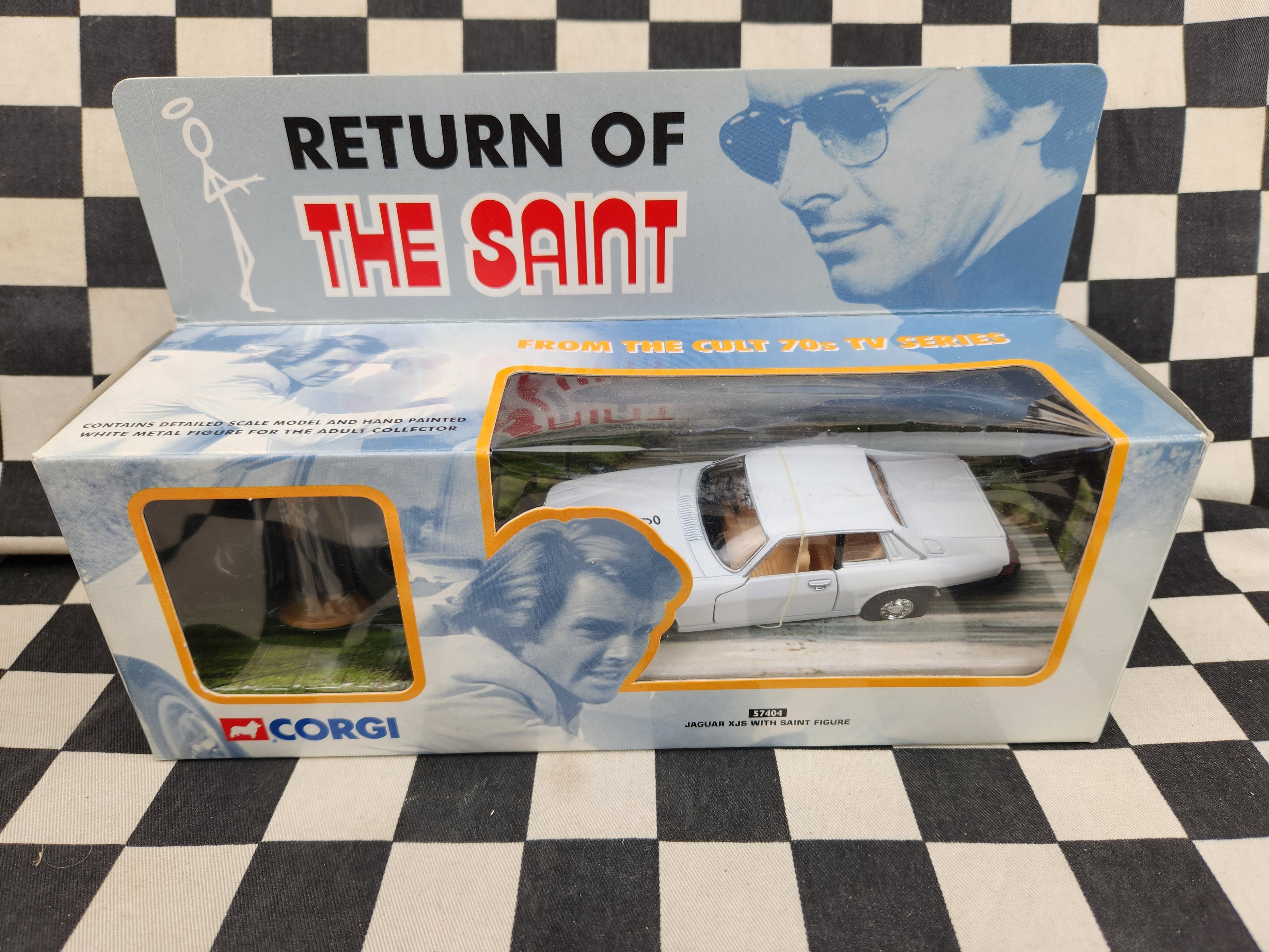 Corgi 1/43 Return of the Saint Jaguar XJS w Figure