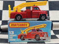Vintage 1978 Matchbox Snorkel Fire Engine Truck in Original Box