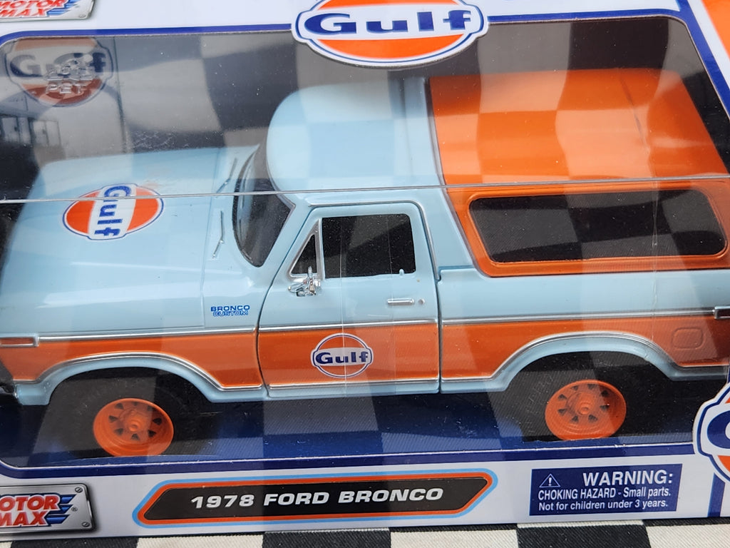Motor Max 1/24 GULF 1978 Ford Bronco