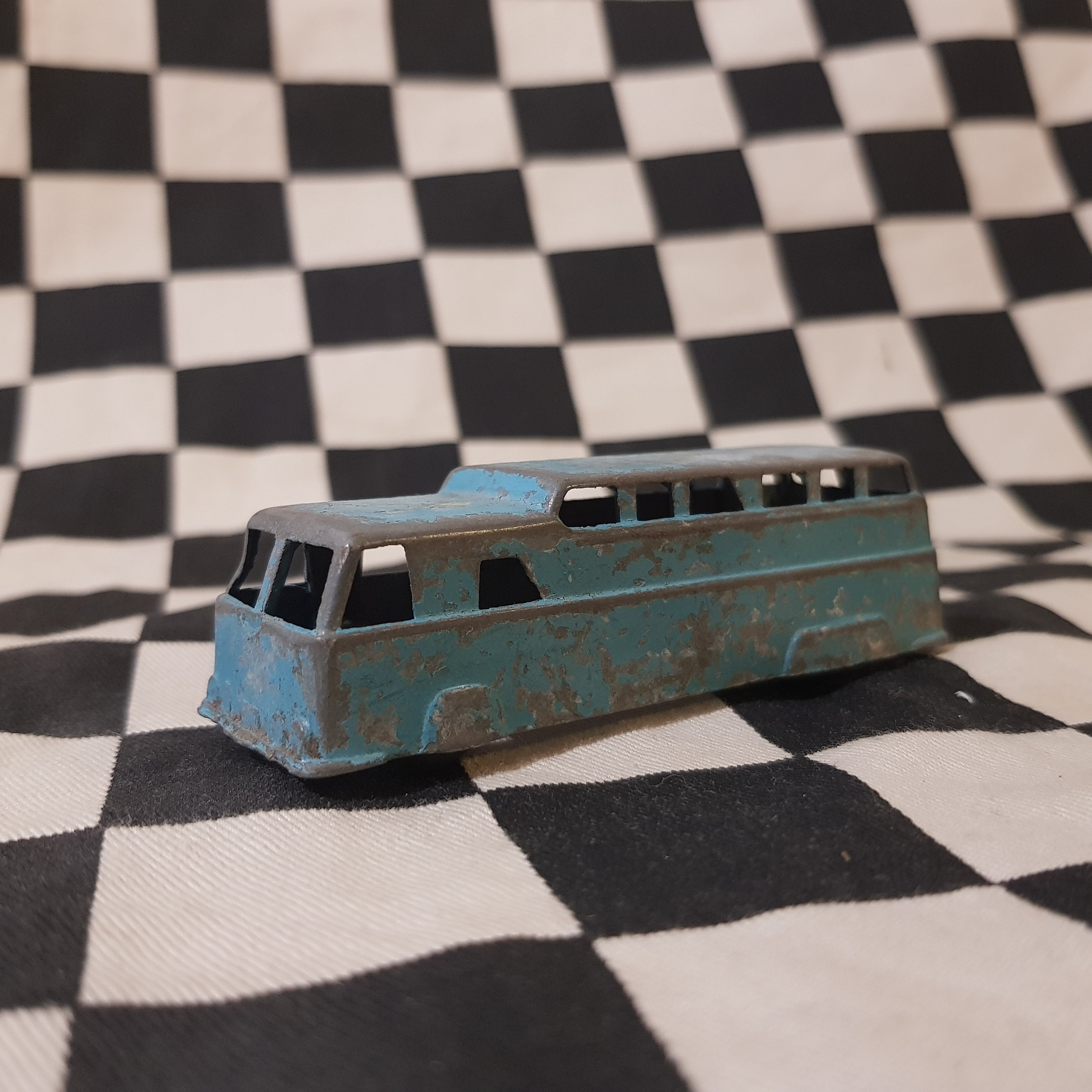 Midgetoy USA Diecast Coach Bus Blue