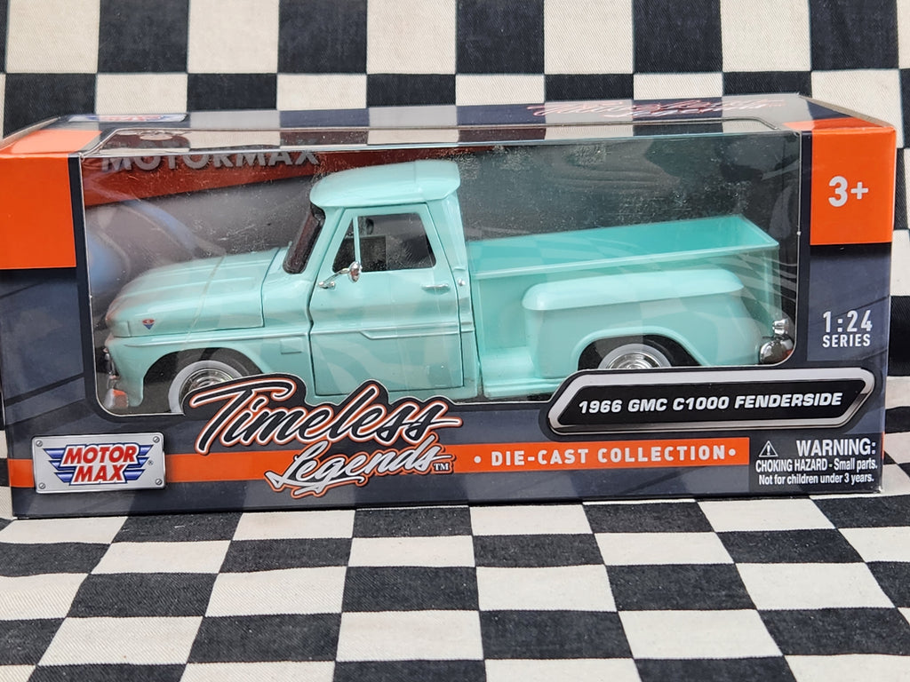 Motor Max 1/24 Timeless Legends 1966 GMC C1000 Fenderside