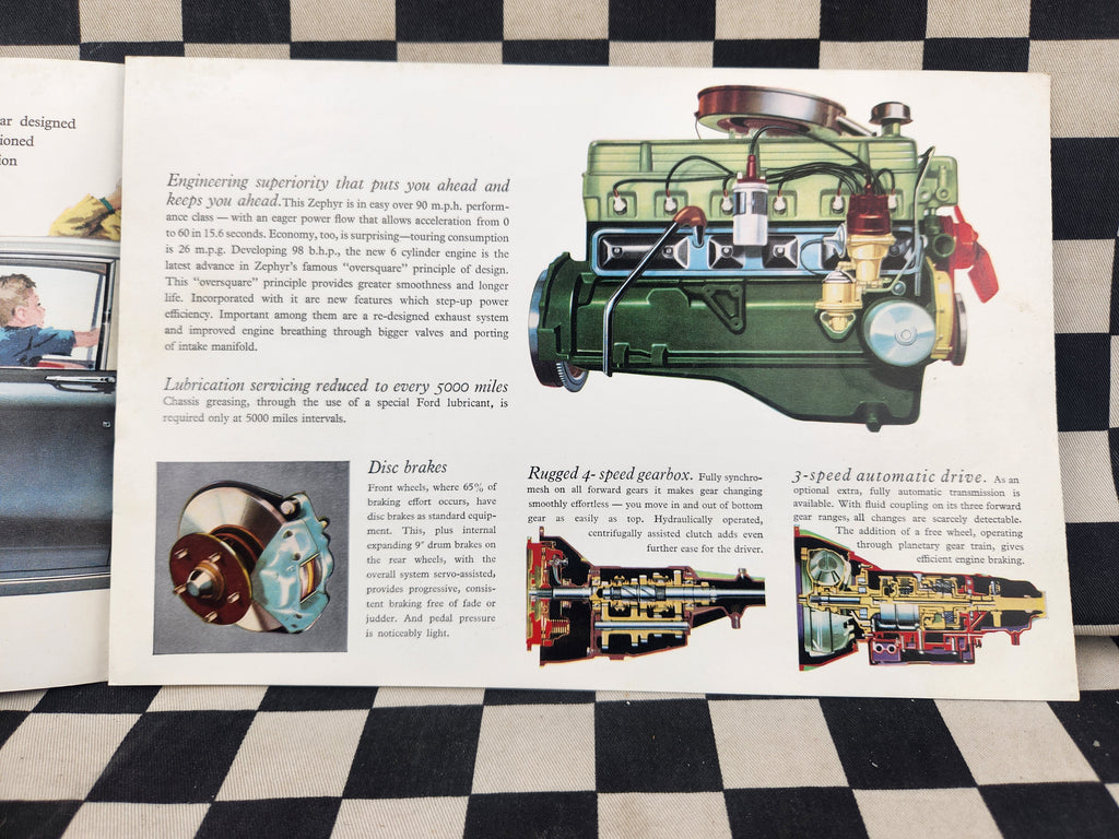 Genuine Ford MK2 Zephyr Australian Sales Brochure